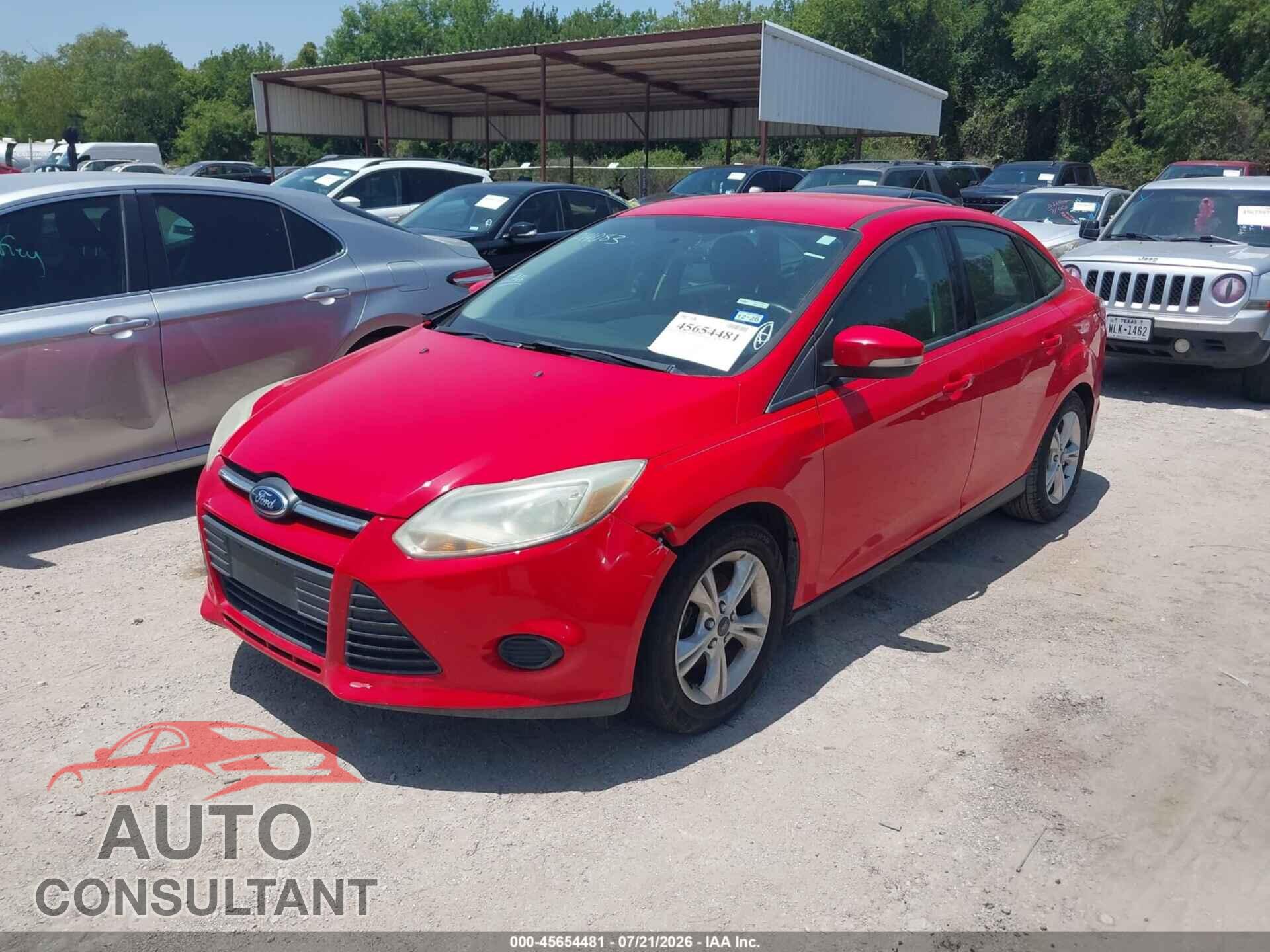 FORD FOCUS 2014 - 1FADP3F29EL214083