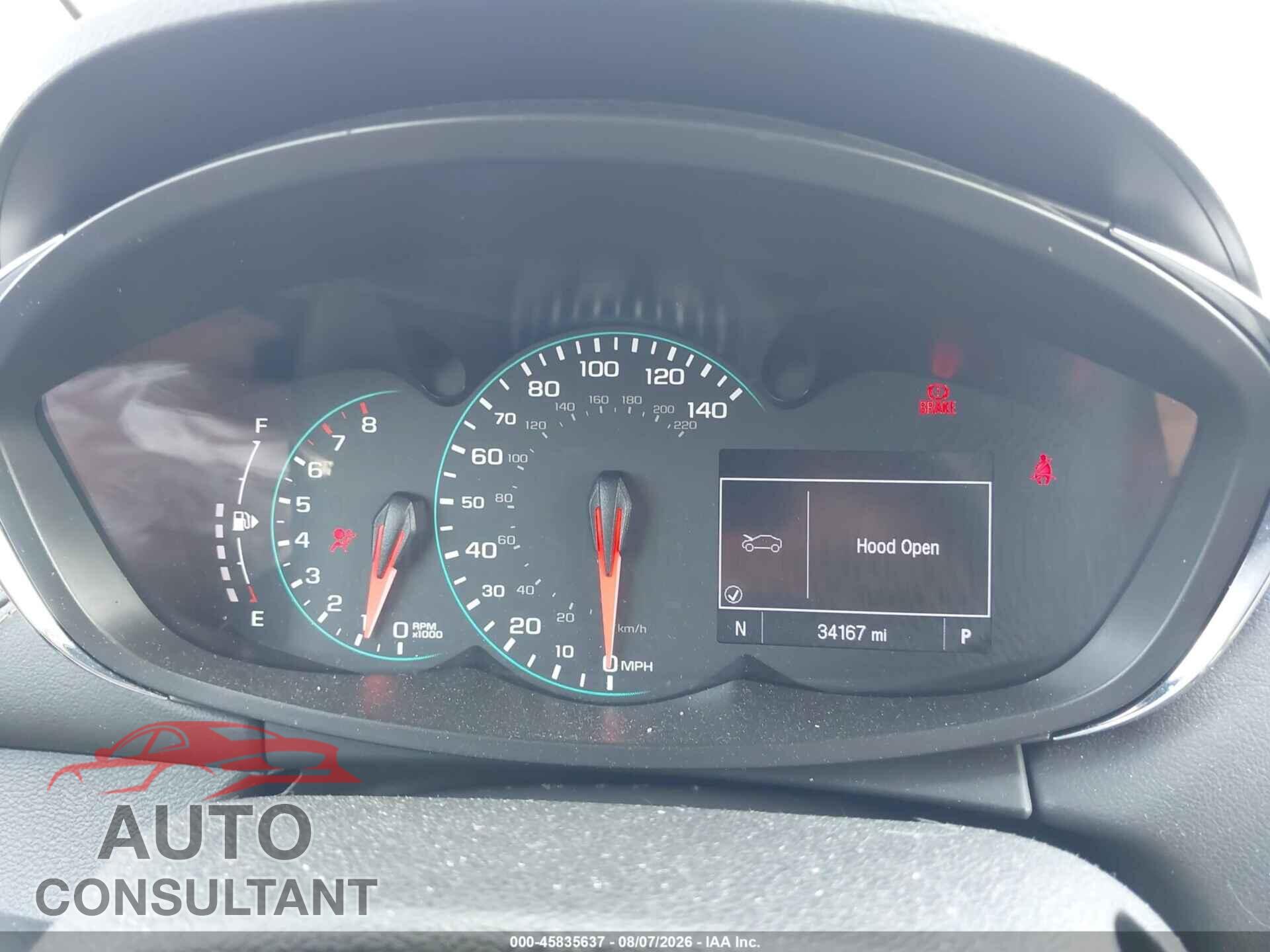 CHEVROLET TRAX 2019 - 3GNCJLSB3KL334319