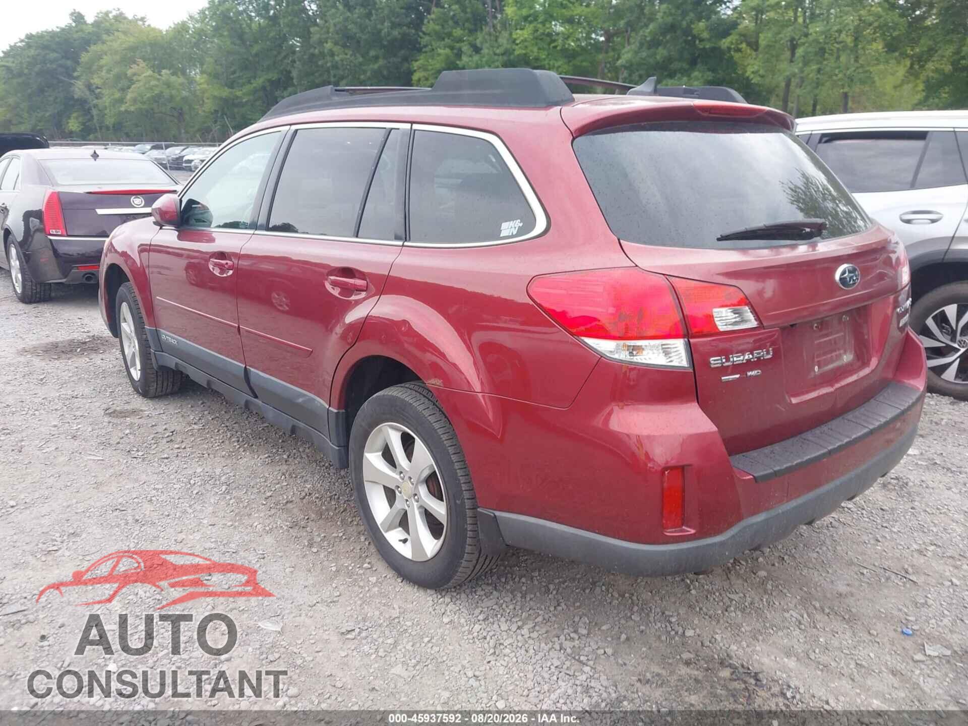SUBARU OUTBACK 2014 - 4S4BRBLC2E3202940