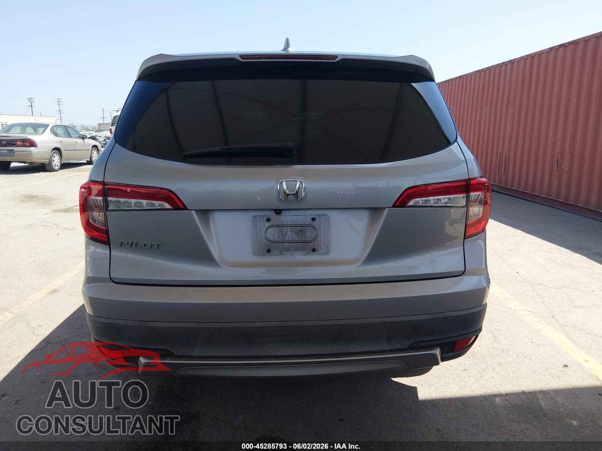 HONDA PILOT 2020 - 5FNYF5H31LB016954