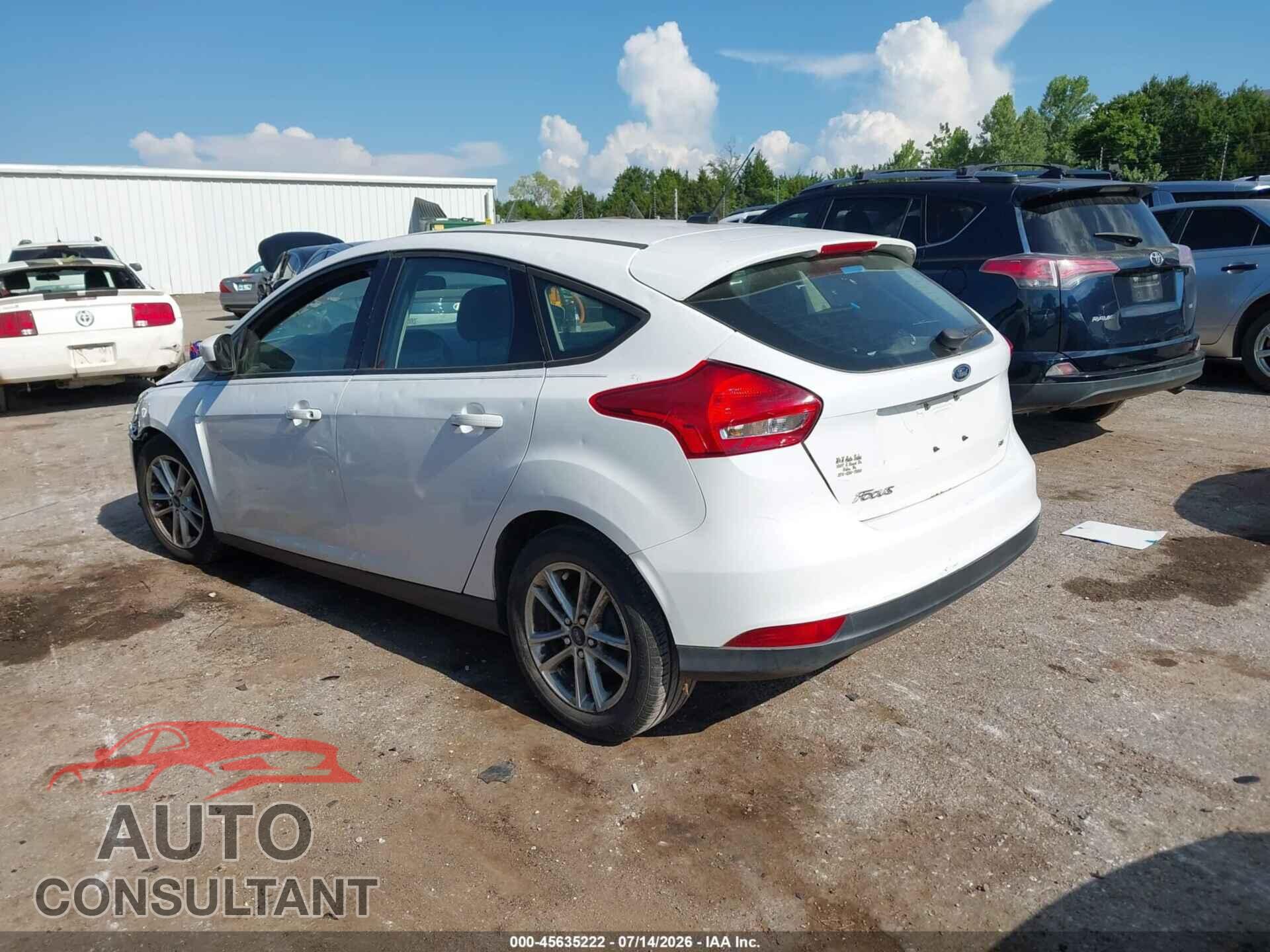 FORD FOCUS 2018 - 1FADP3K29JL224726