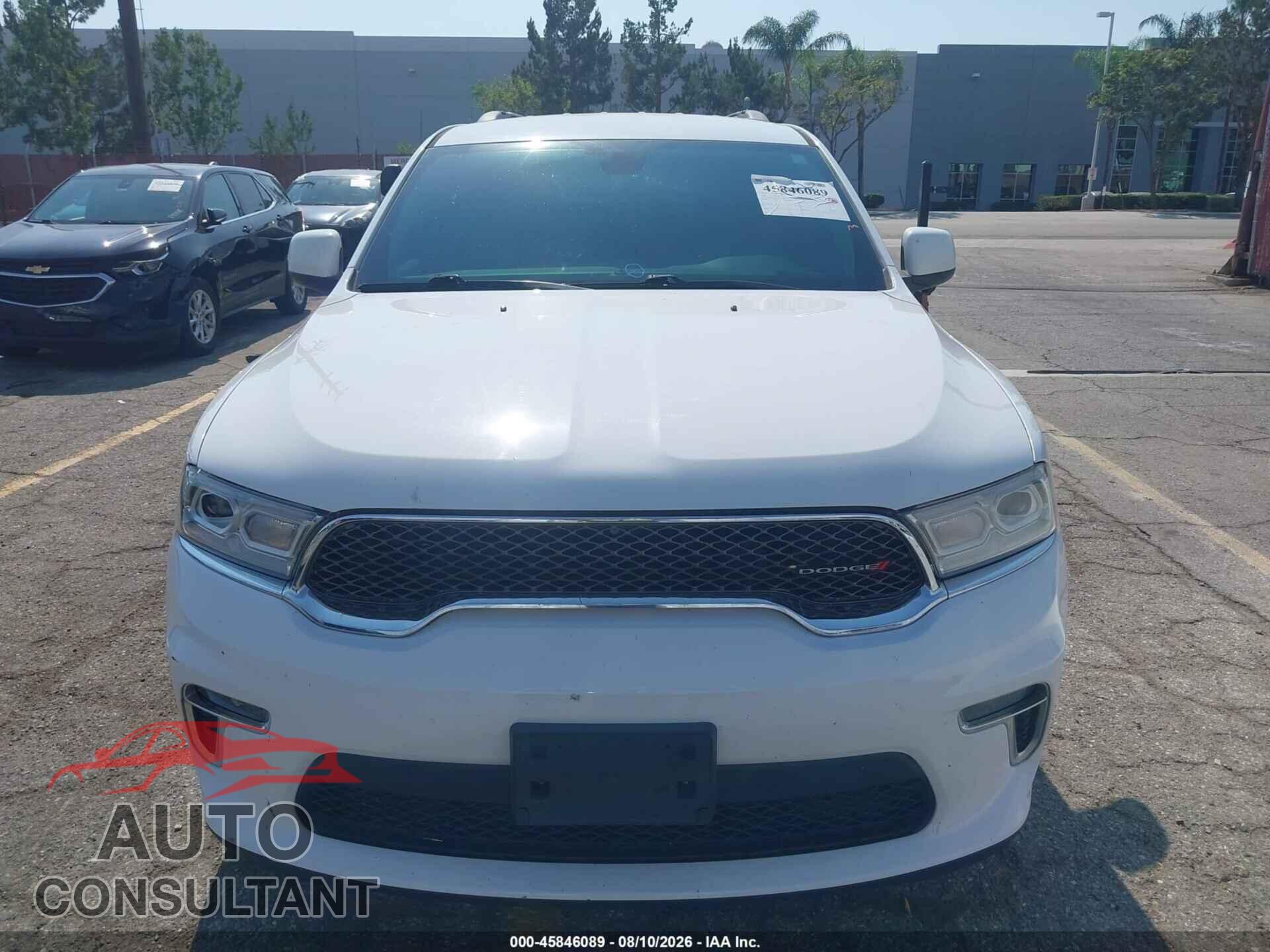 DODGE DURANGO 2021 - 1C4RDJAG8MC762509