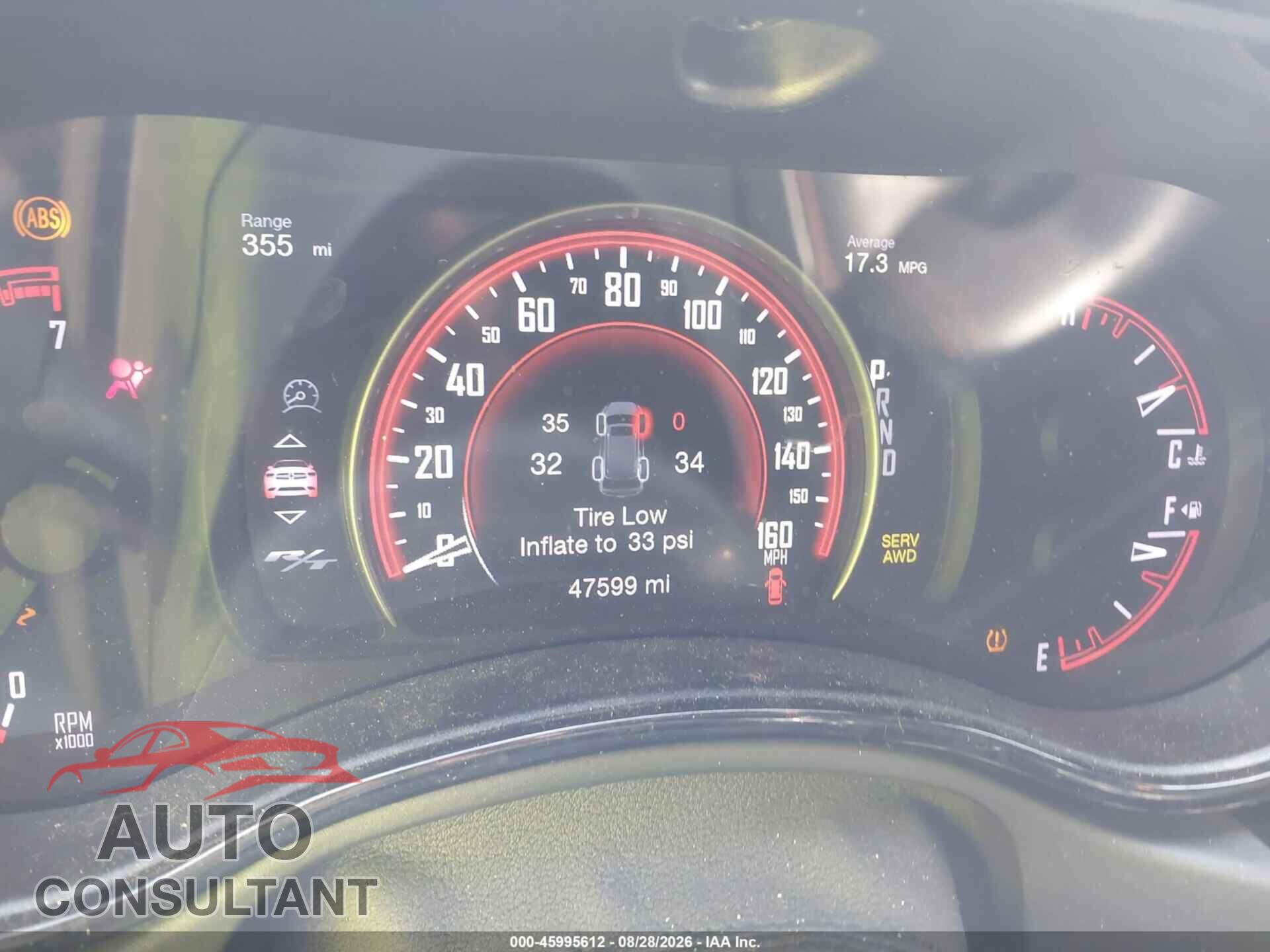 DODGE DURANGO 2021 - 1C4SDJCT3MC765698