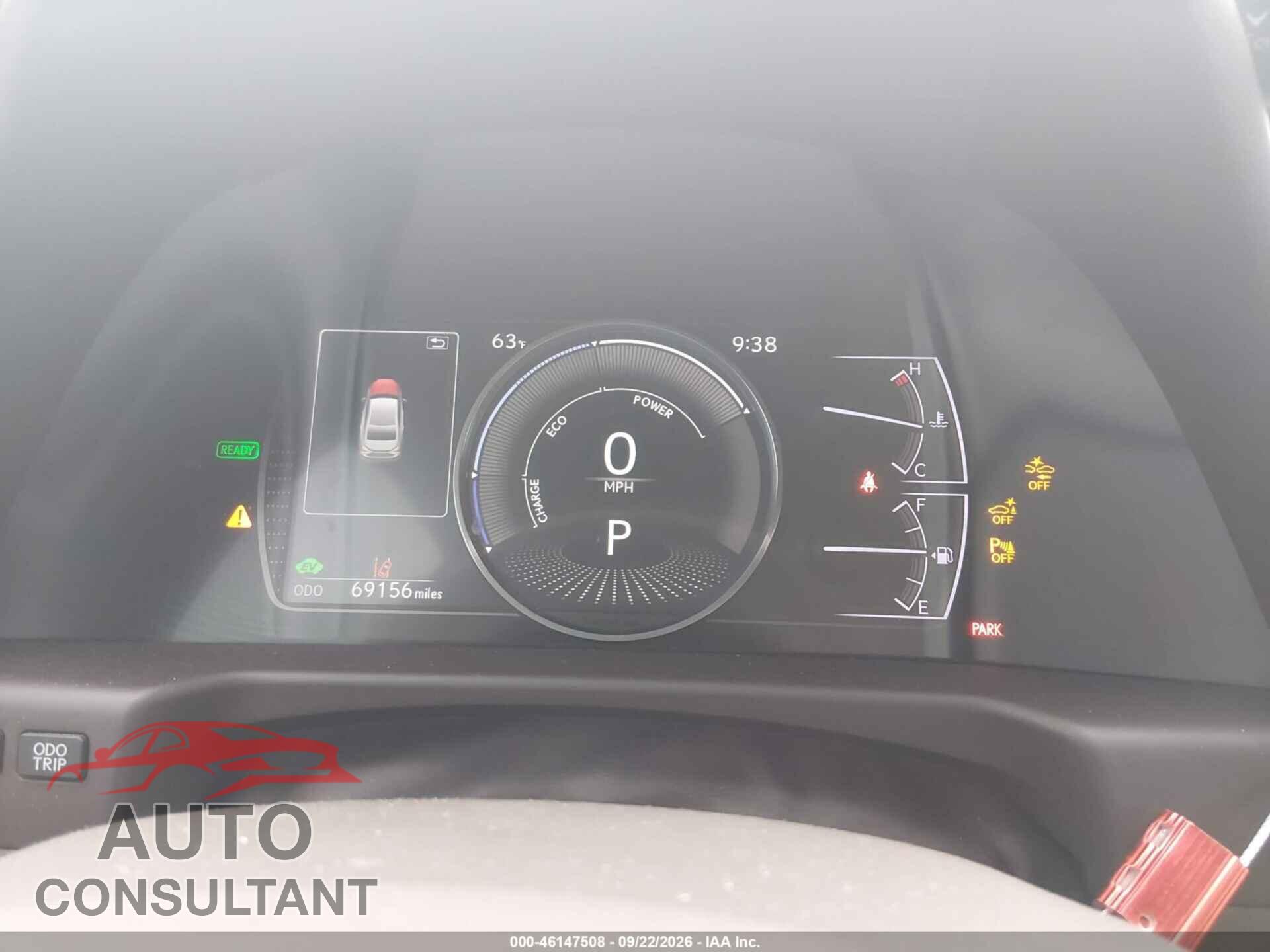 LEXUS ES 300H 2019 - JTHB21B11K2001260