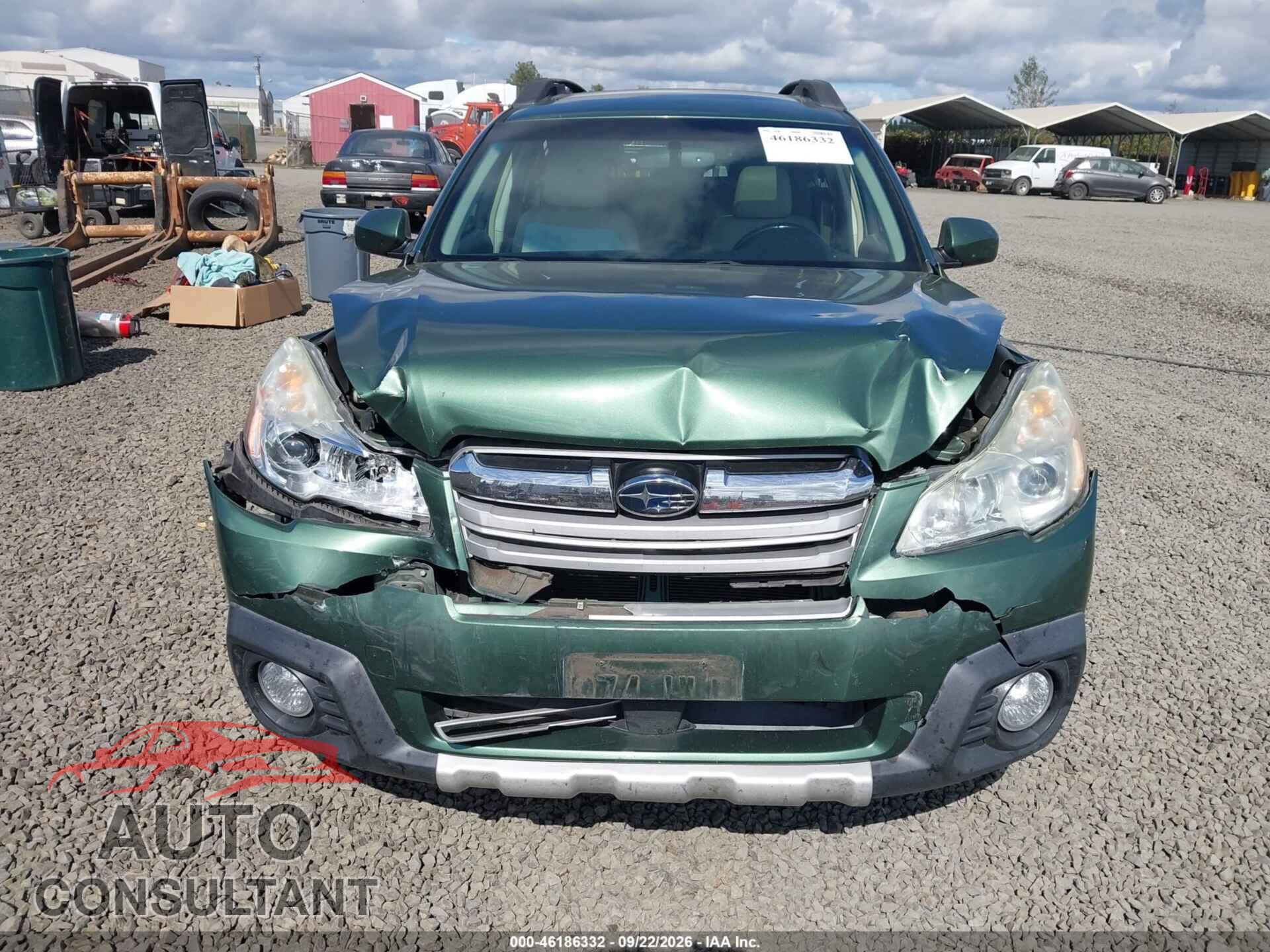 SUBARU OUTBACK 2014 - 4S4BRBLC4E3258717