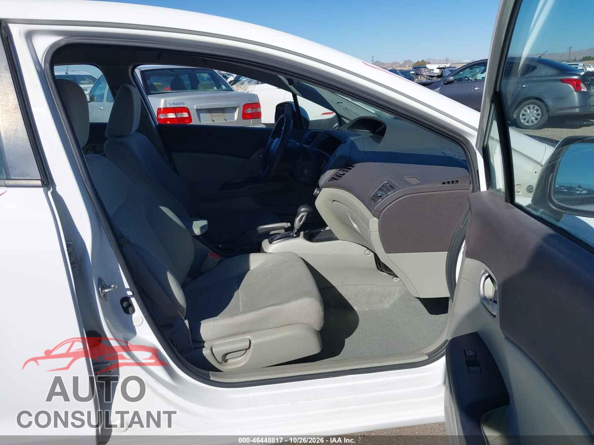 HONDA CIVIC 2012 - 19XFB2F53CE384659