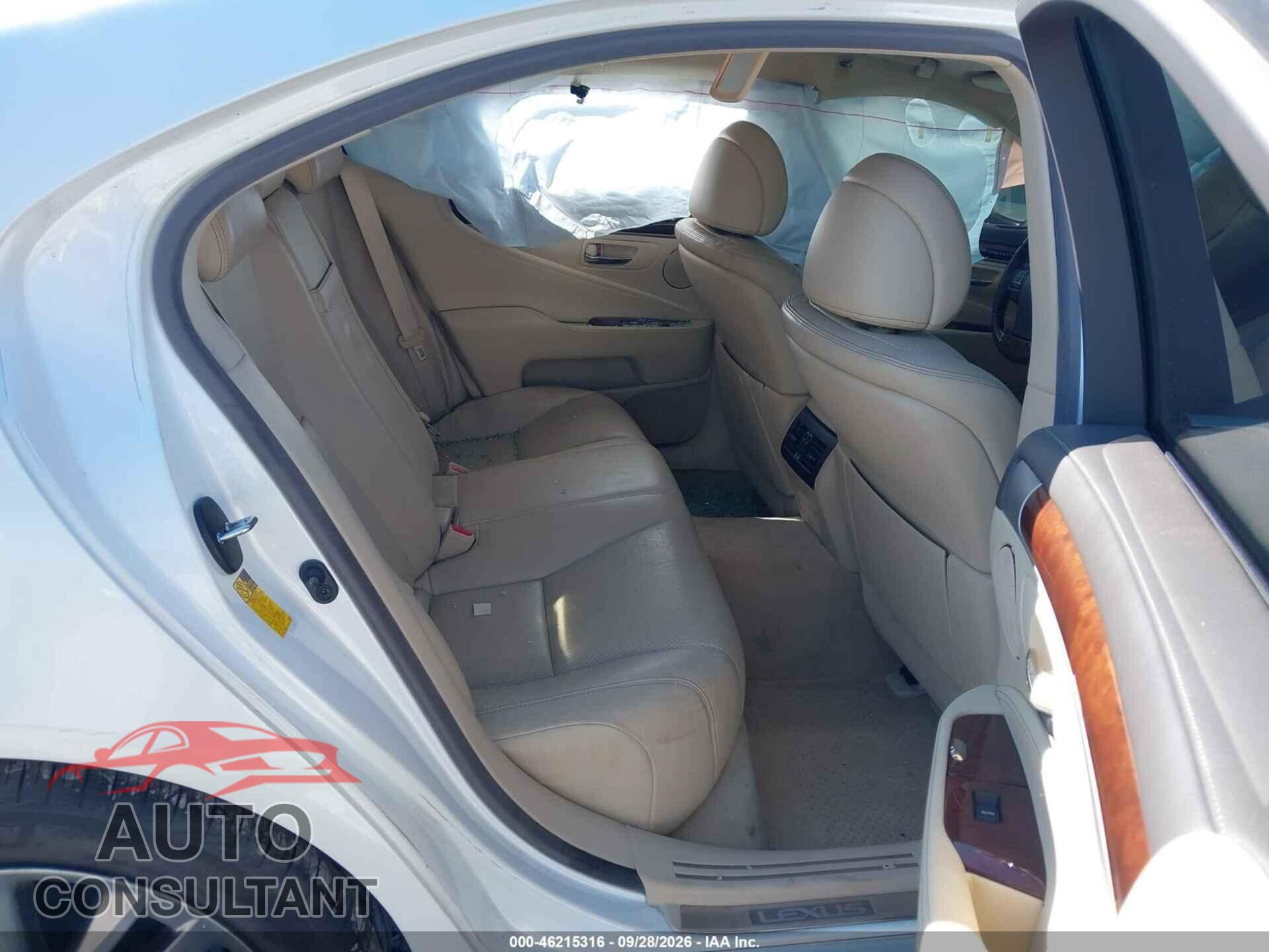 LEXUS LS 460 2013 - JTHBL5EF5D5114447