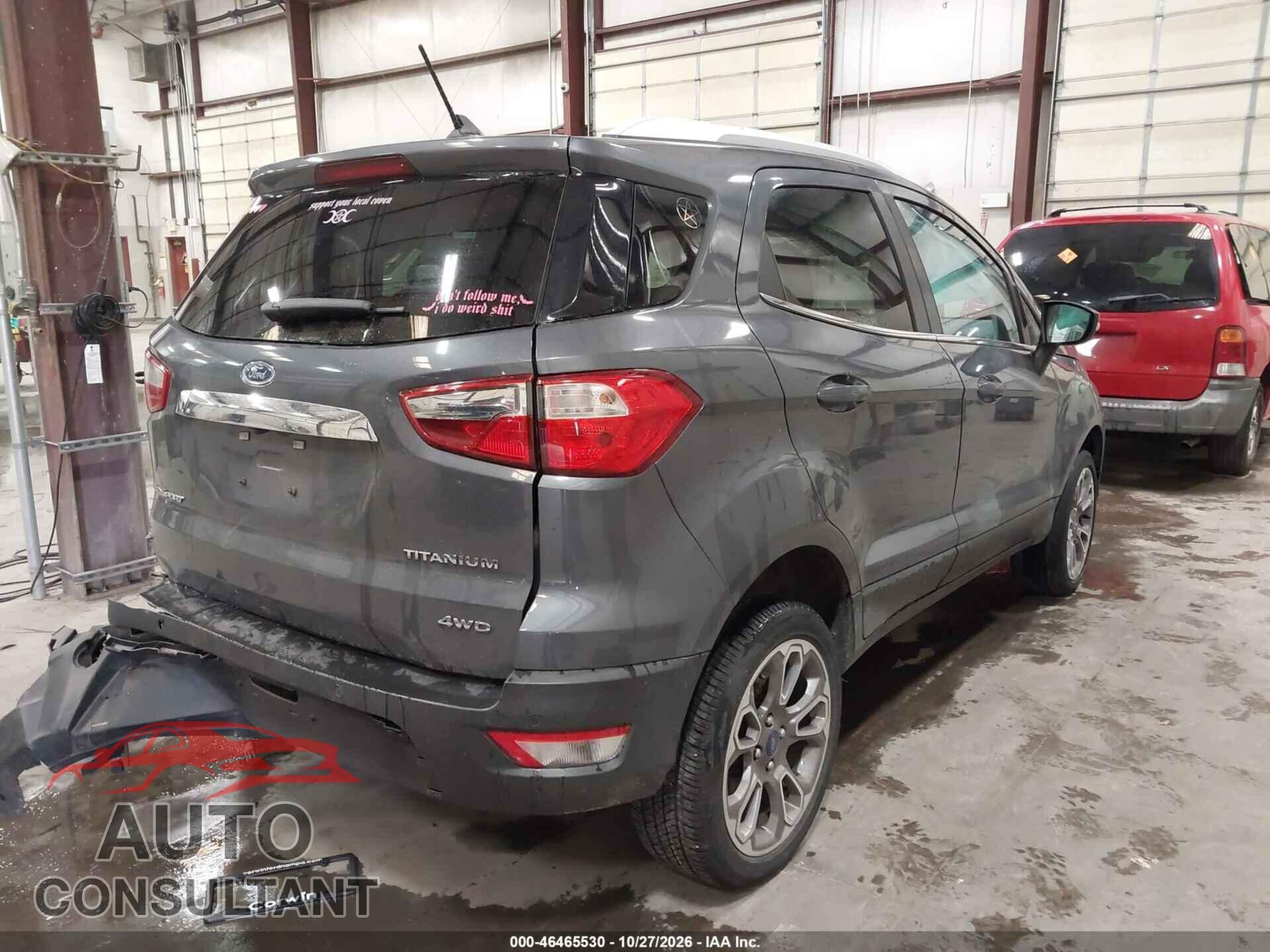 FORD ECOSPORT 2020 - MAJ6S3KL5LC362900