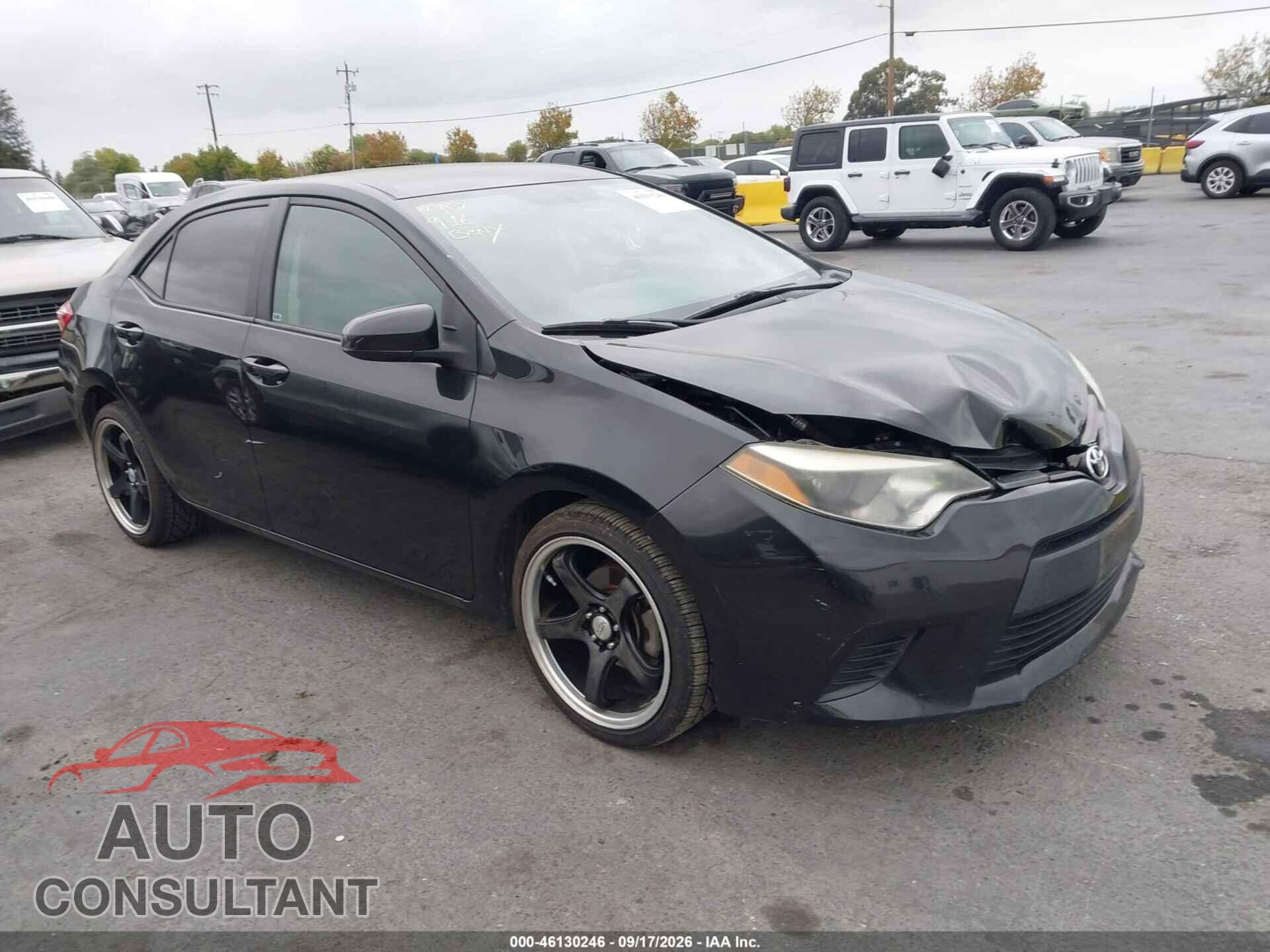 TOYOTA COROLLA 2014 - 2T1BURHE3EC058165