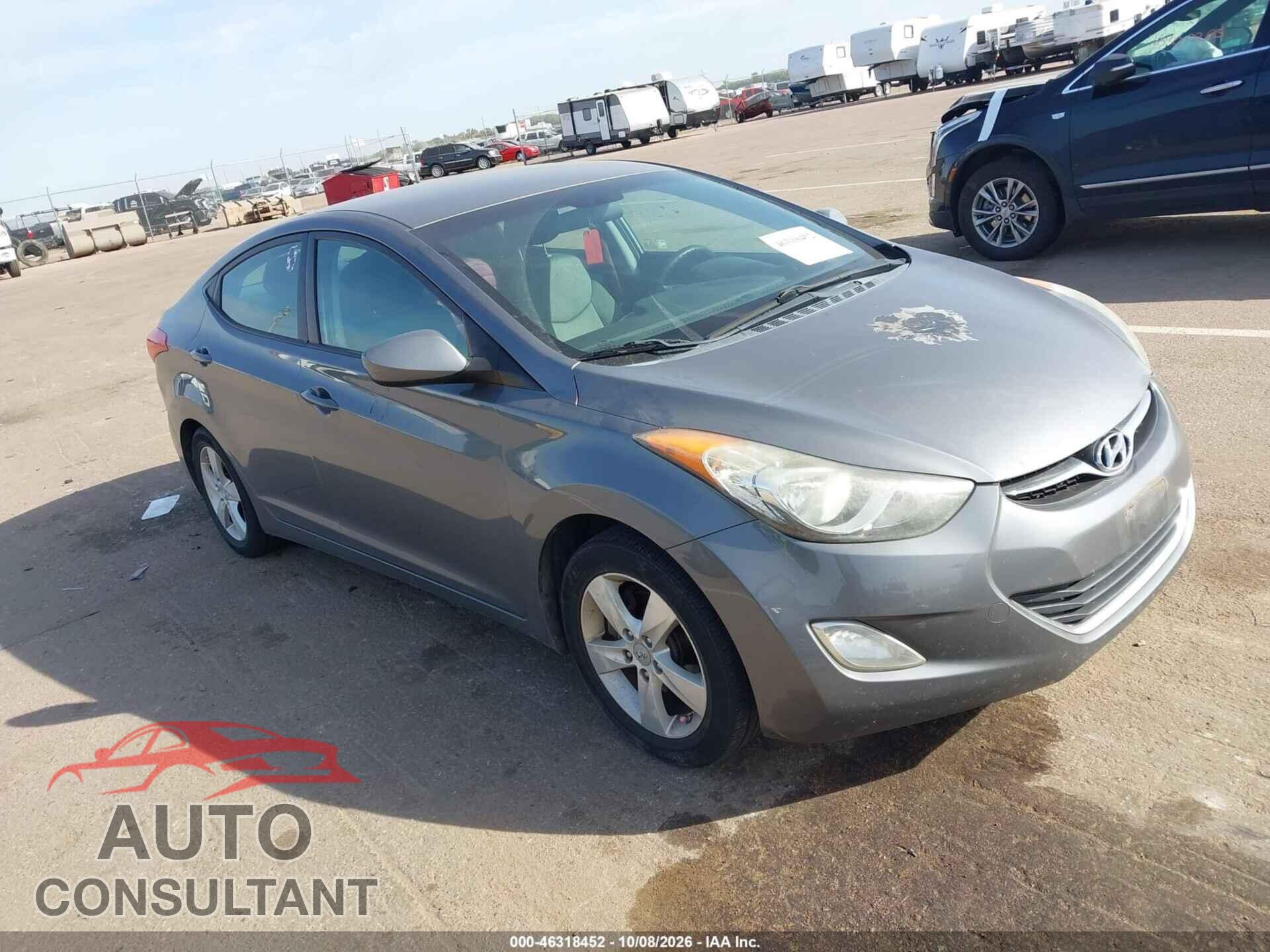 HYUNDAI ELANTRA 2012 - 5NPDH4AE5CH080785