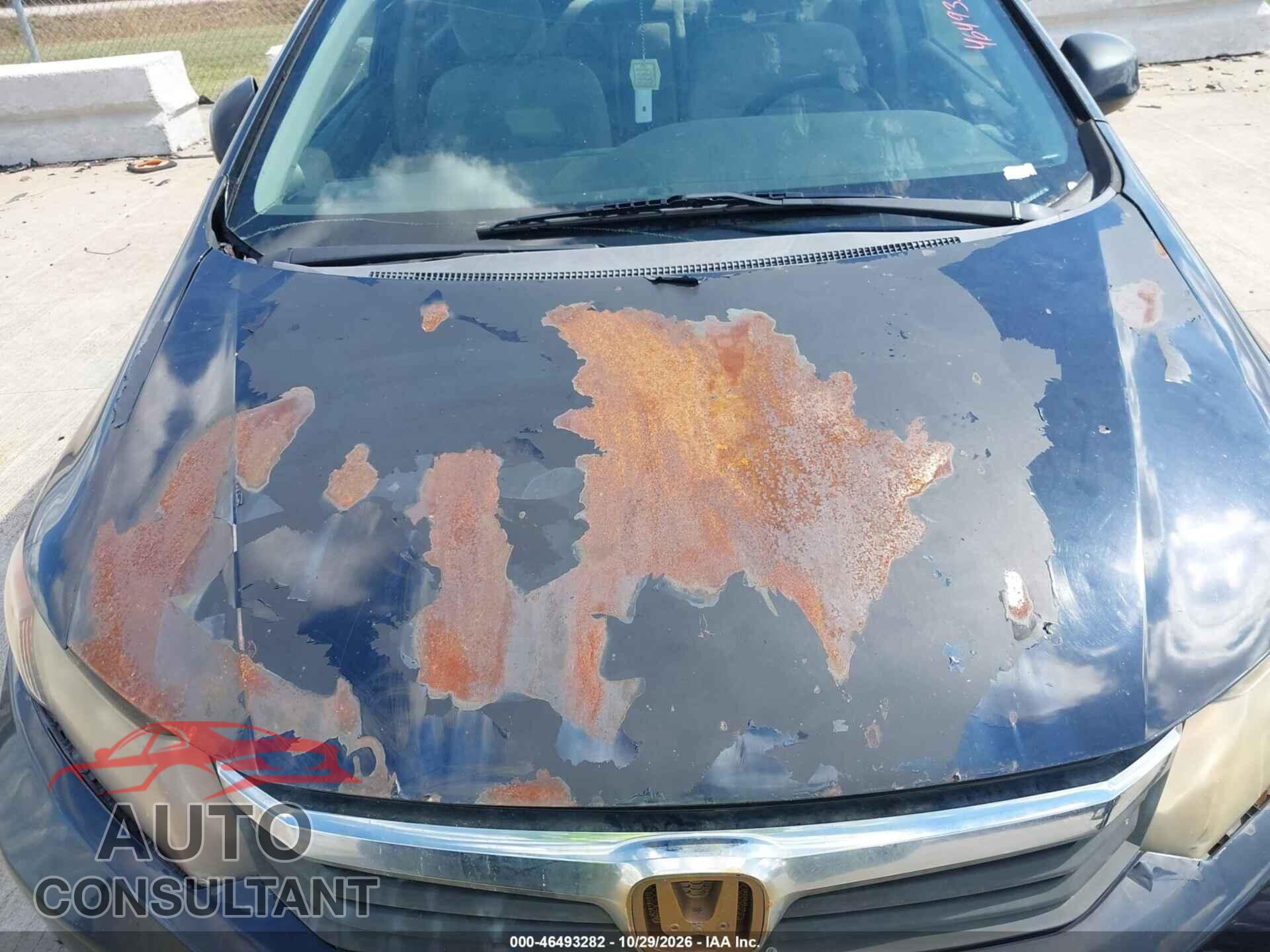 HONDA CIVIC 2012 - 2HGFB2F82CH321942