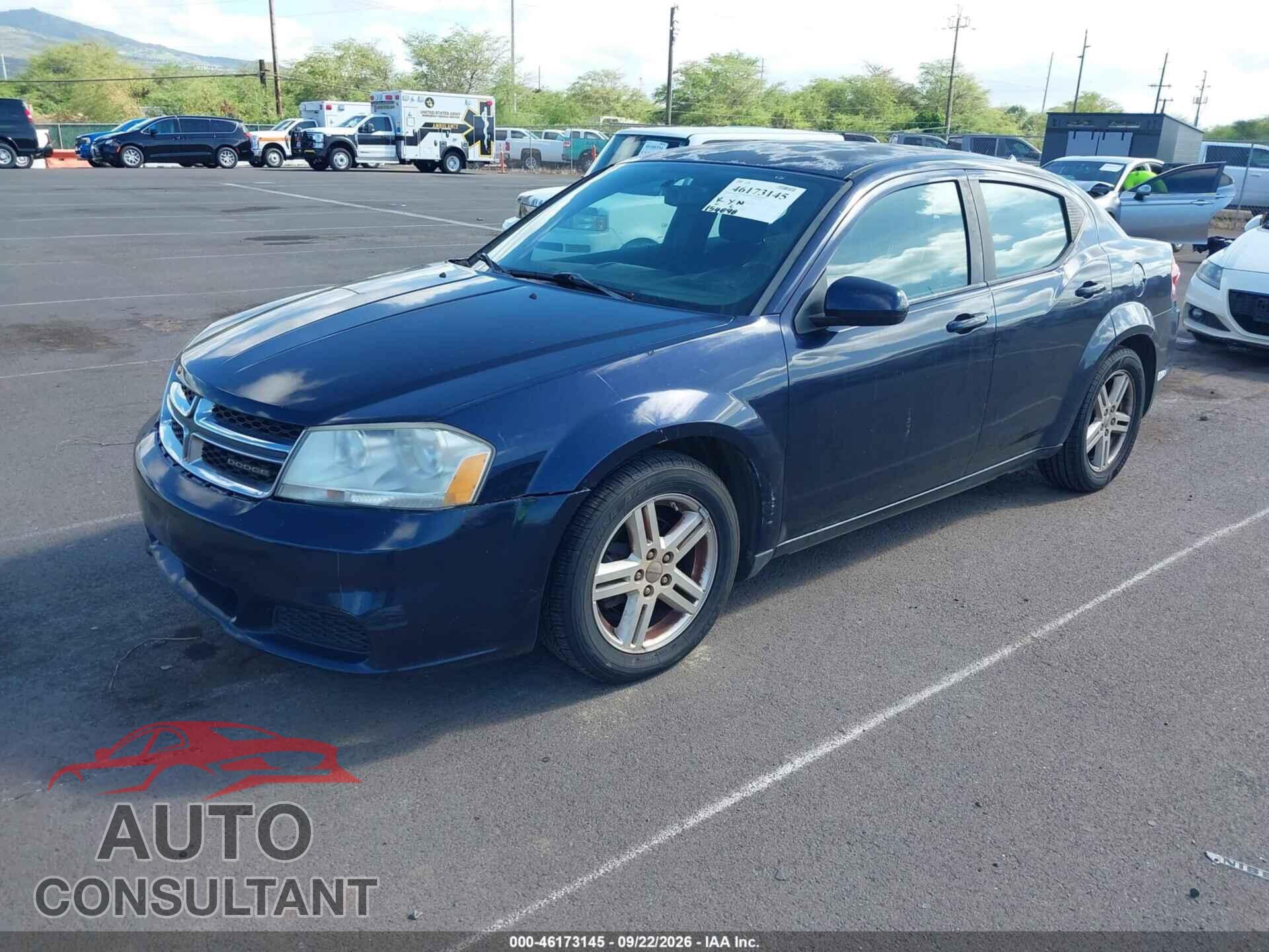 DODGE AVENGER 2011 - 1B3BD1FB9BN534441