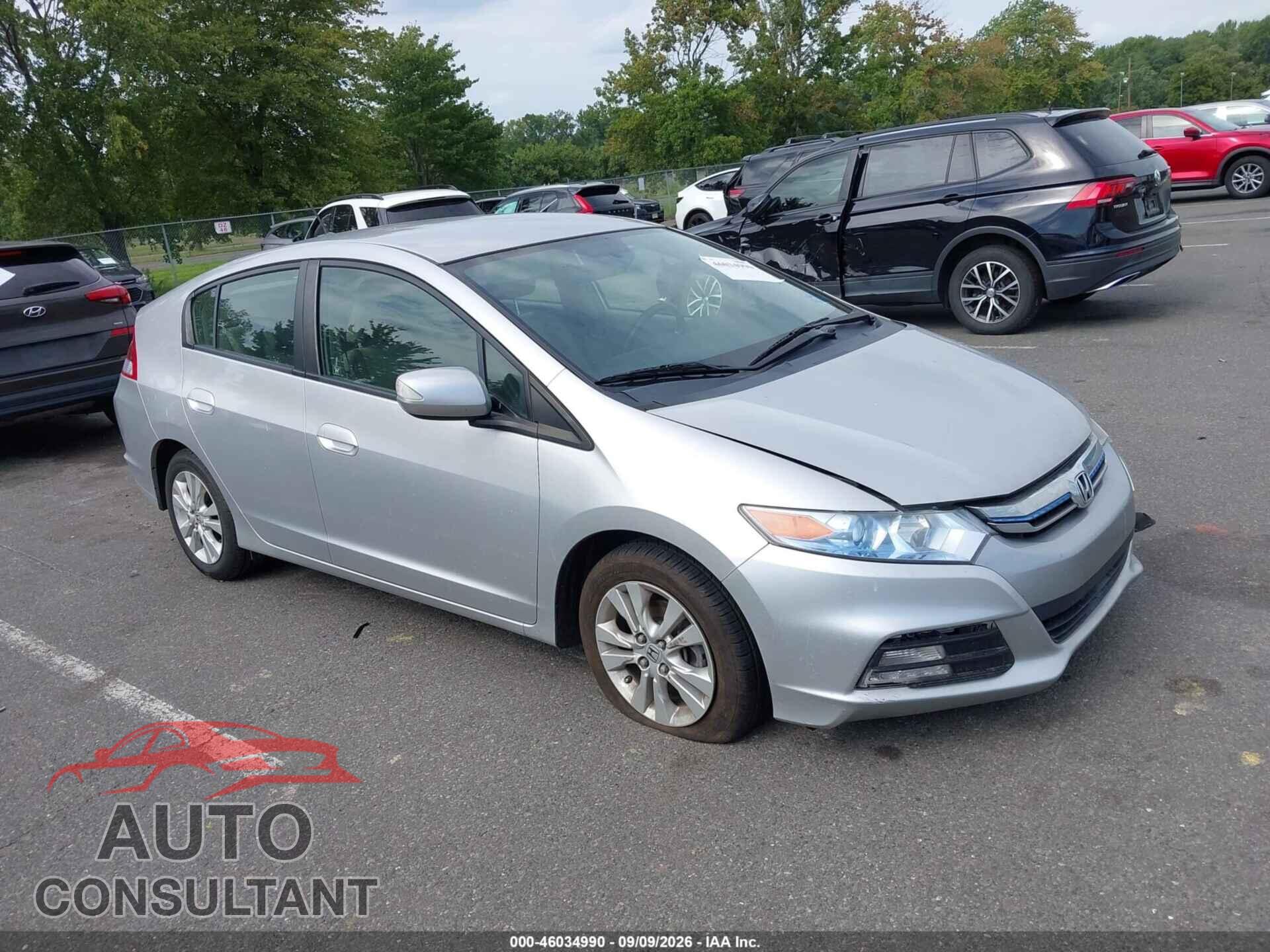 HONDA INSIGHT 2012 - JHMZE2H73CS005576