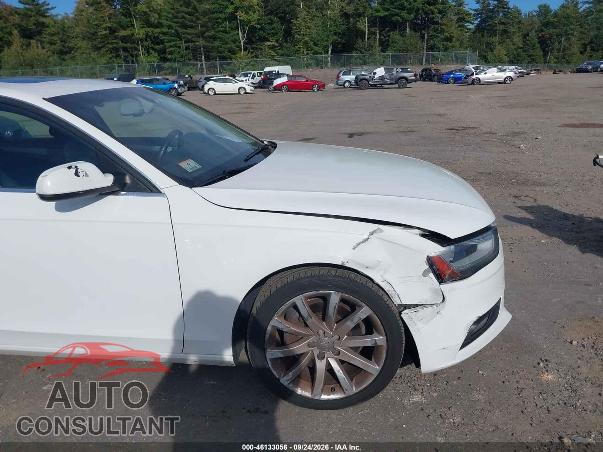 AUDI A4 2013 - WAUFFAFL8DN007638