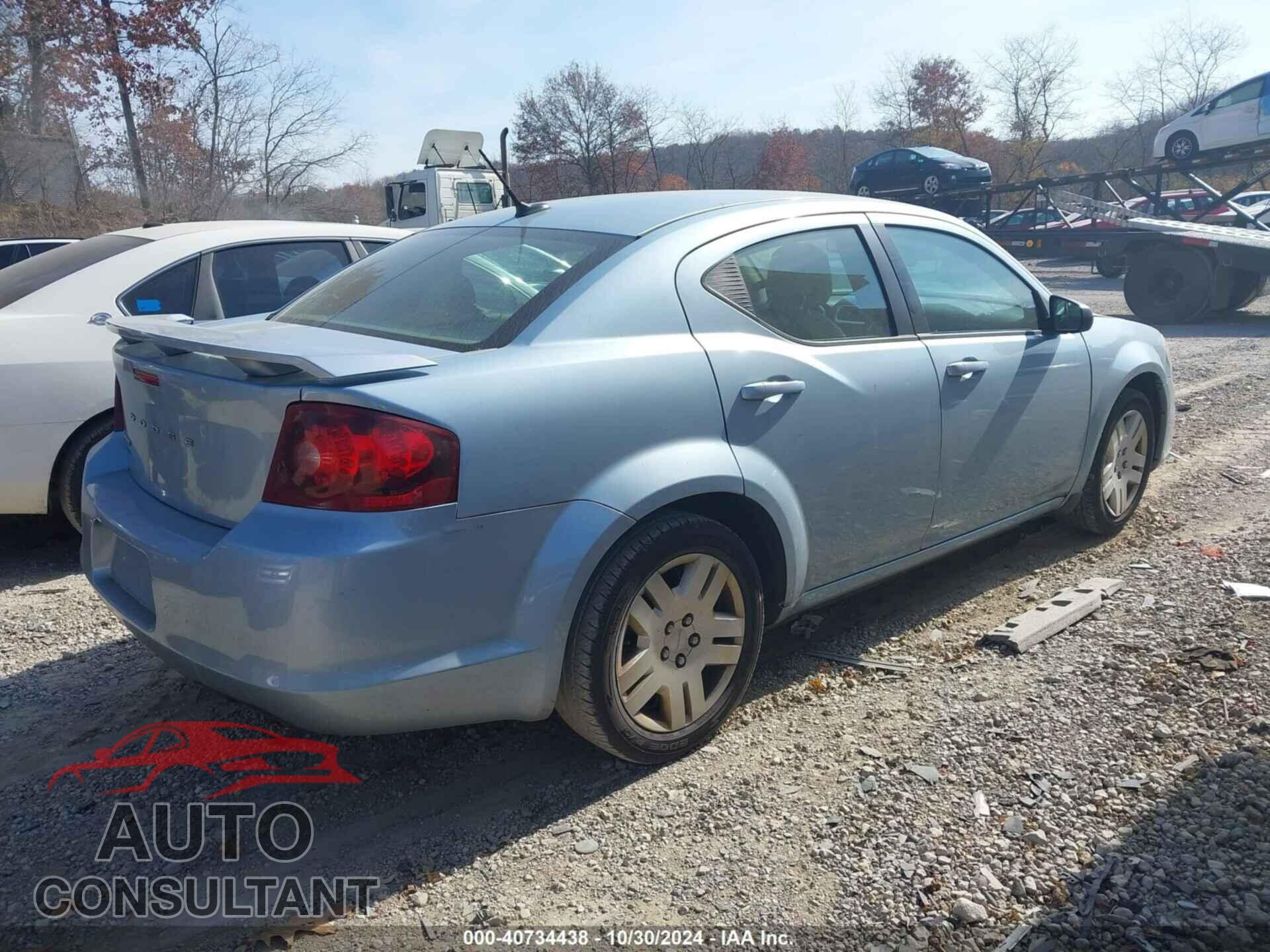 DODGE AVENGER 2013 - 1C3CDZAB9DN676143