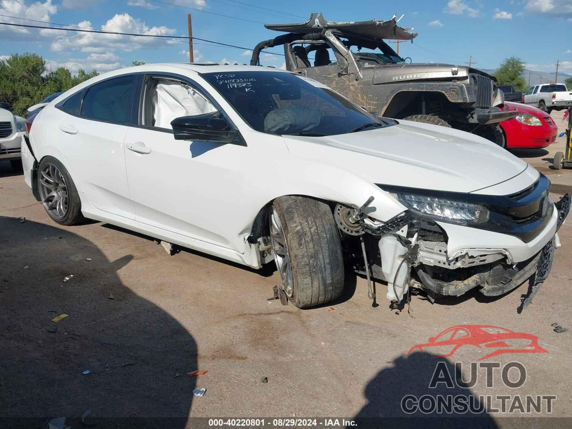 HONDA CIVIC SI 2020 - 2HGFC1E52LH702981