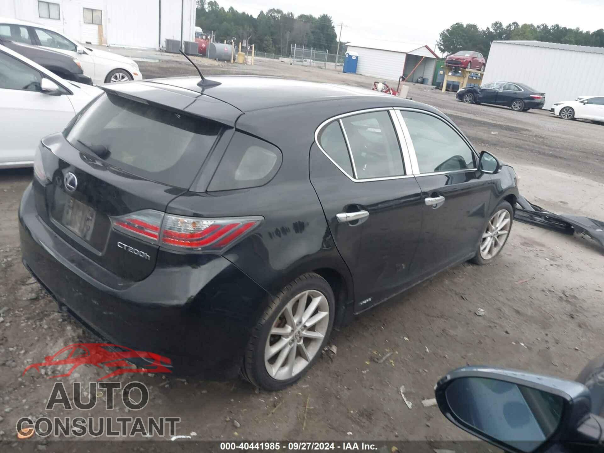 LEXUS CT 200H 2013 - JTHKD5BH4D2153664