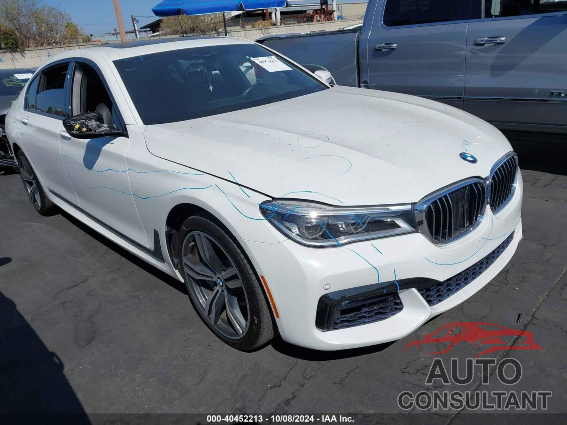 BMW 750I 2017 - WBA7F0C50HGM20958