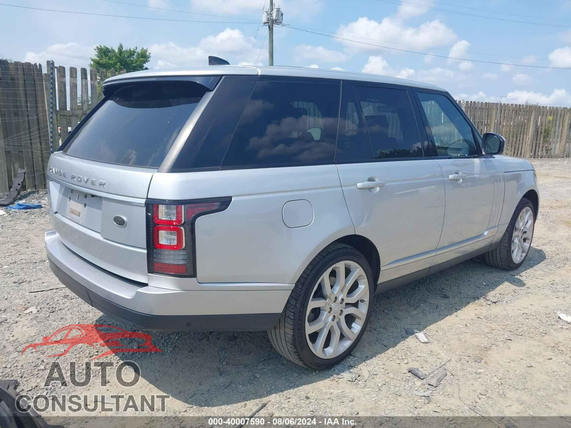 LAND ROVER RANGE ROVER 2017 - SALGS2FK3HA347835