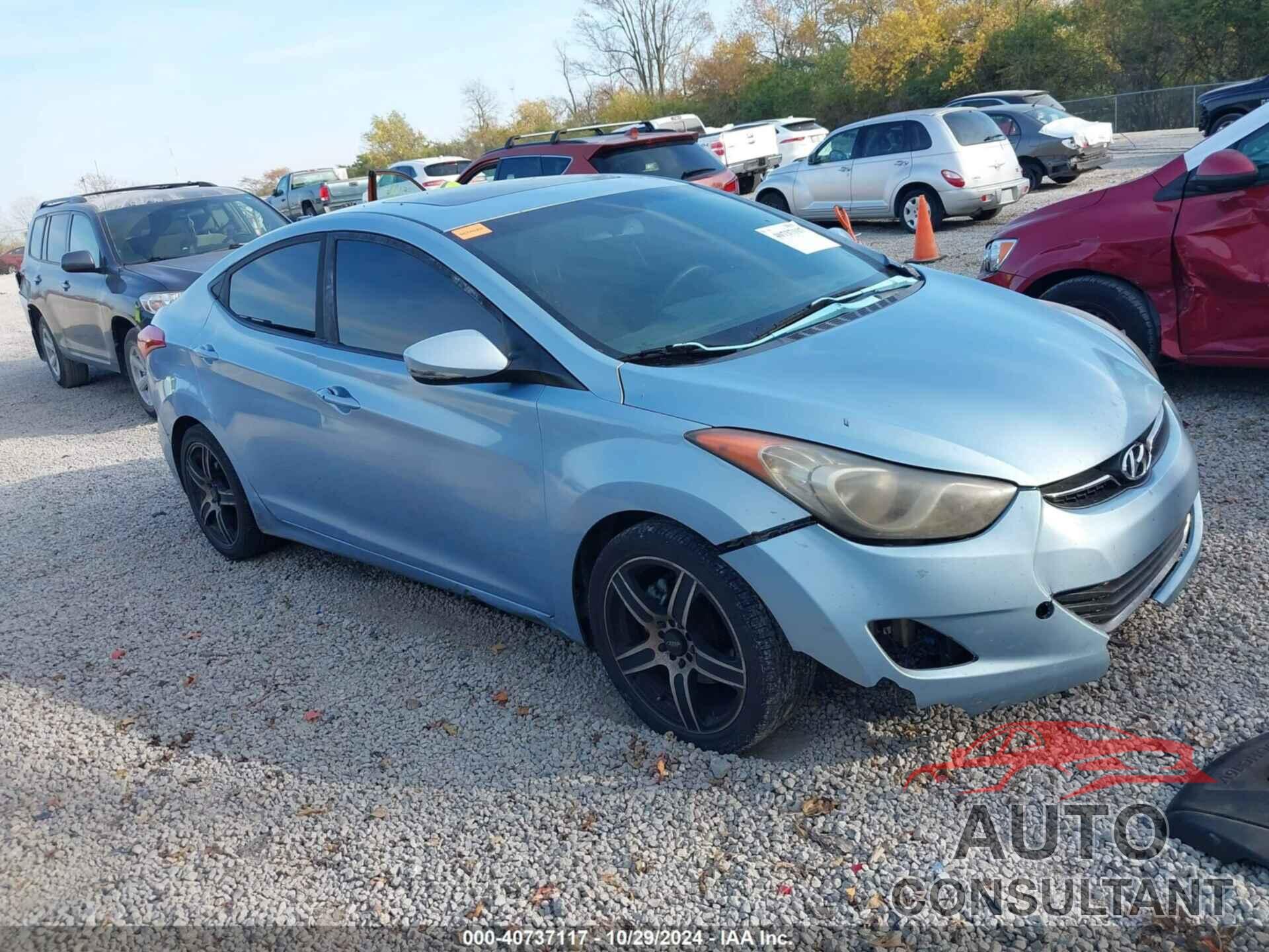 HYUNDAI ELANTRA 2012 - KMHDH4AE0CU318432