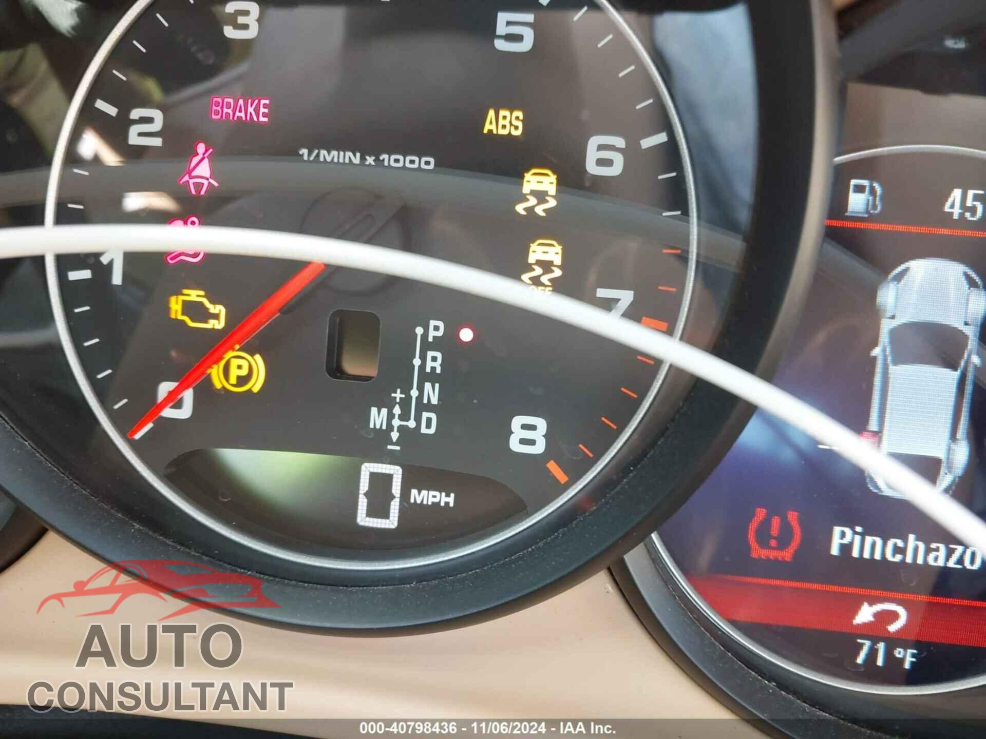 PORSCHE PANAMERA 2011 - WP0AA2A71BL013575