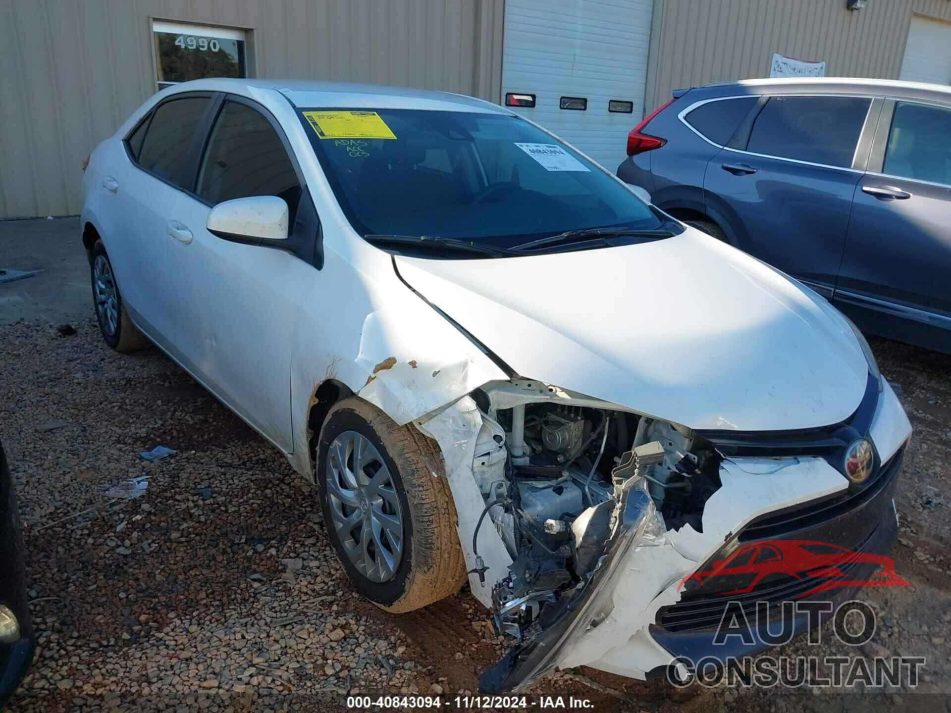 TOYOTA COROLLA 2019 - 2T1BURHE8KC203468