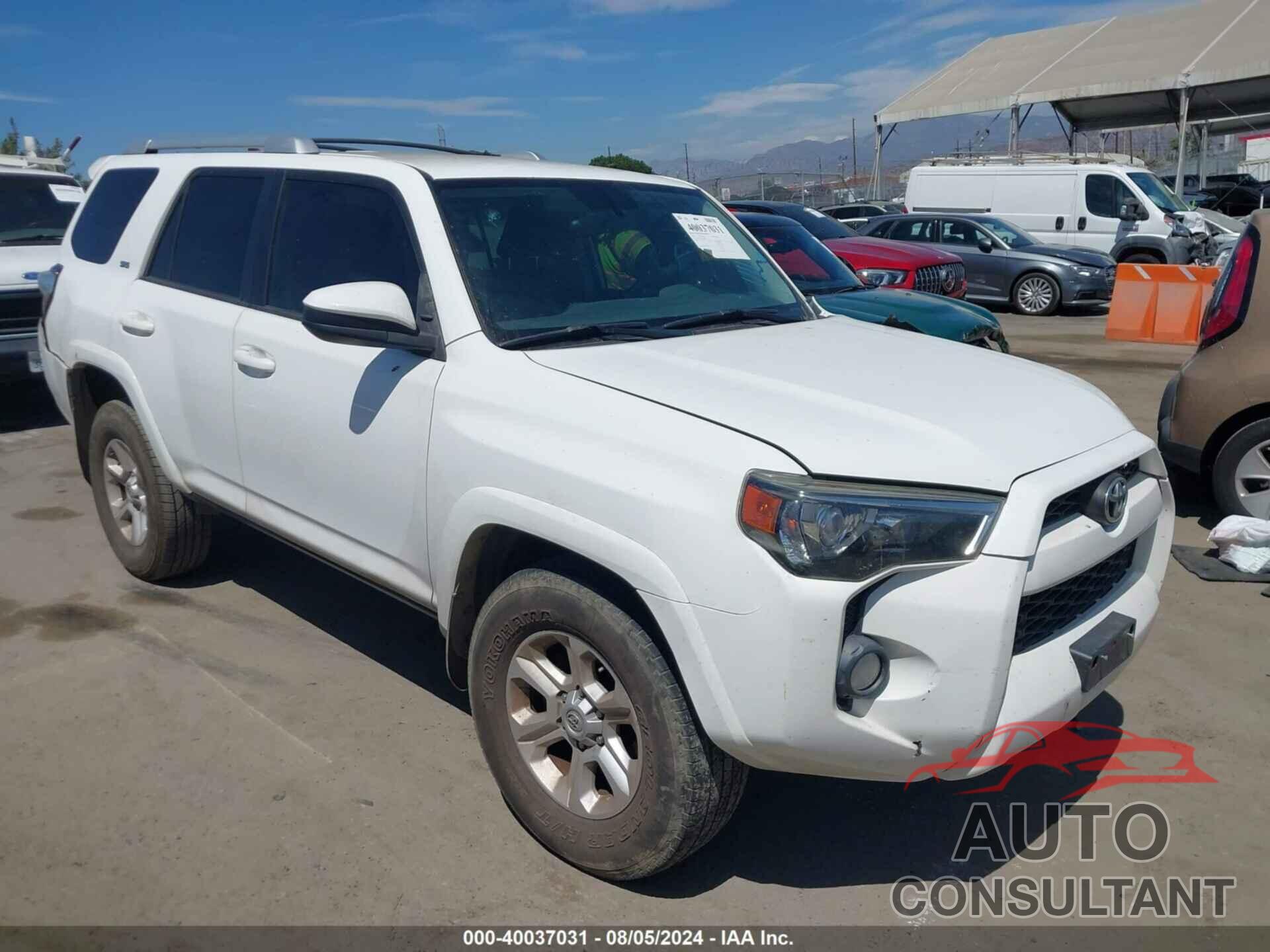 TOYOTA 4RUNNER 2016 - JTEZU5JRXG5111959