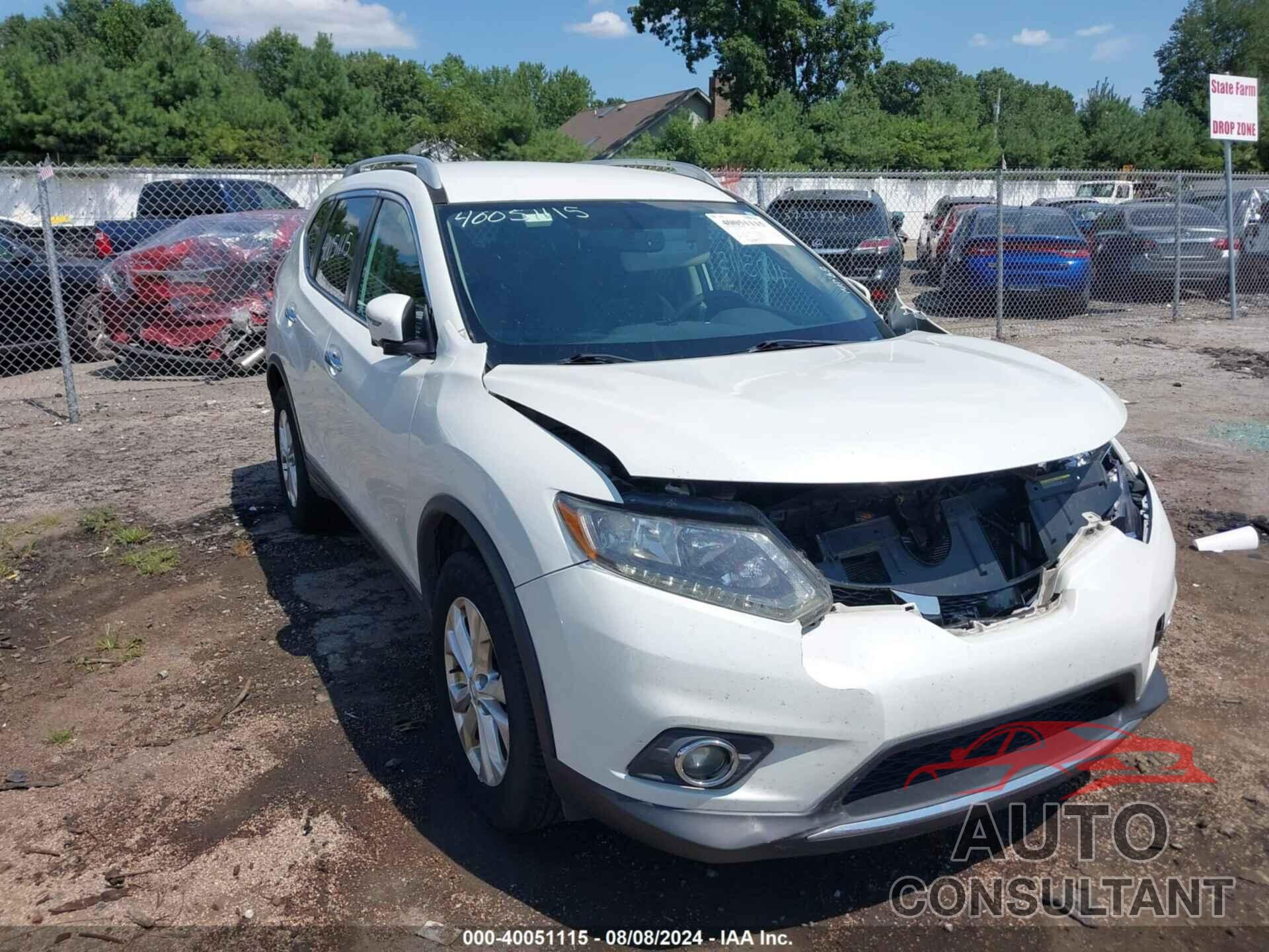 NISSAN ROGUE 2016 - 5N1AT2MM0GC876253