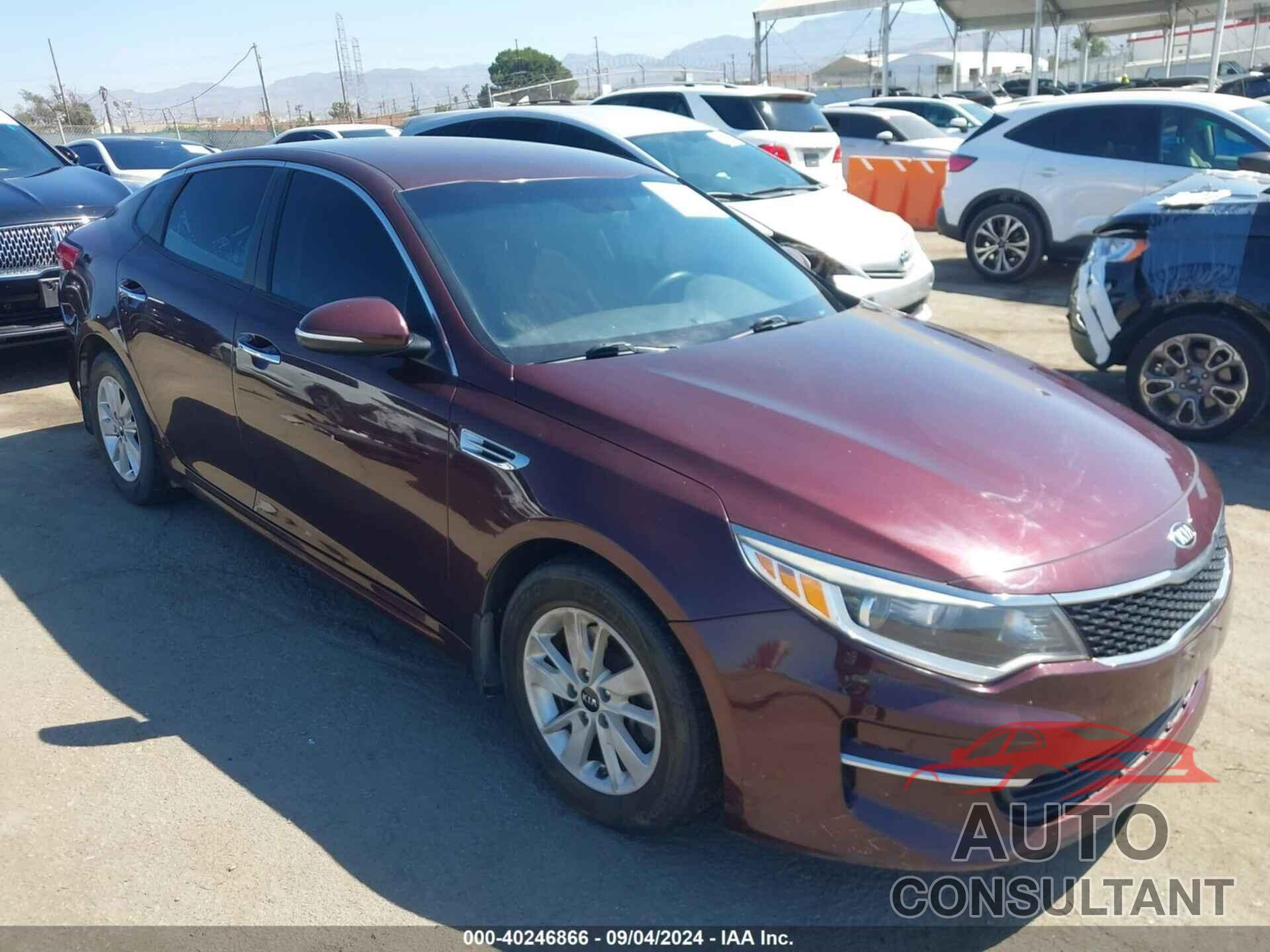 KIA OPTIMA 2018 - 5XXGT4L39JG184423