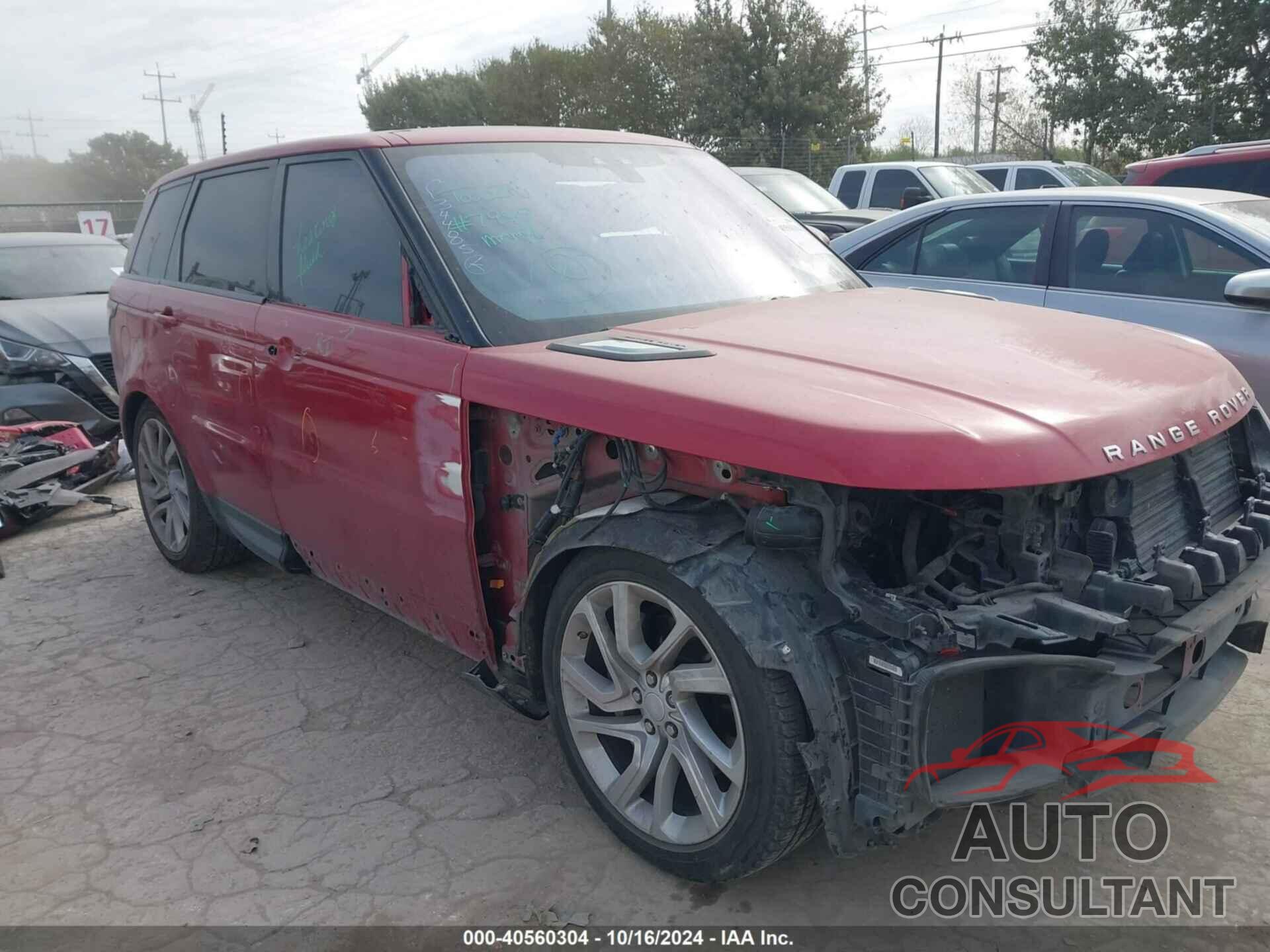 LAND ROVER RANGE ROVER SPORT 2019 - SALWR2RV2KA817972