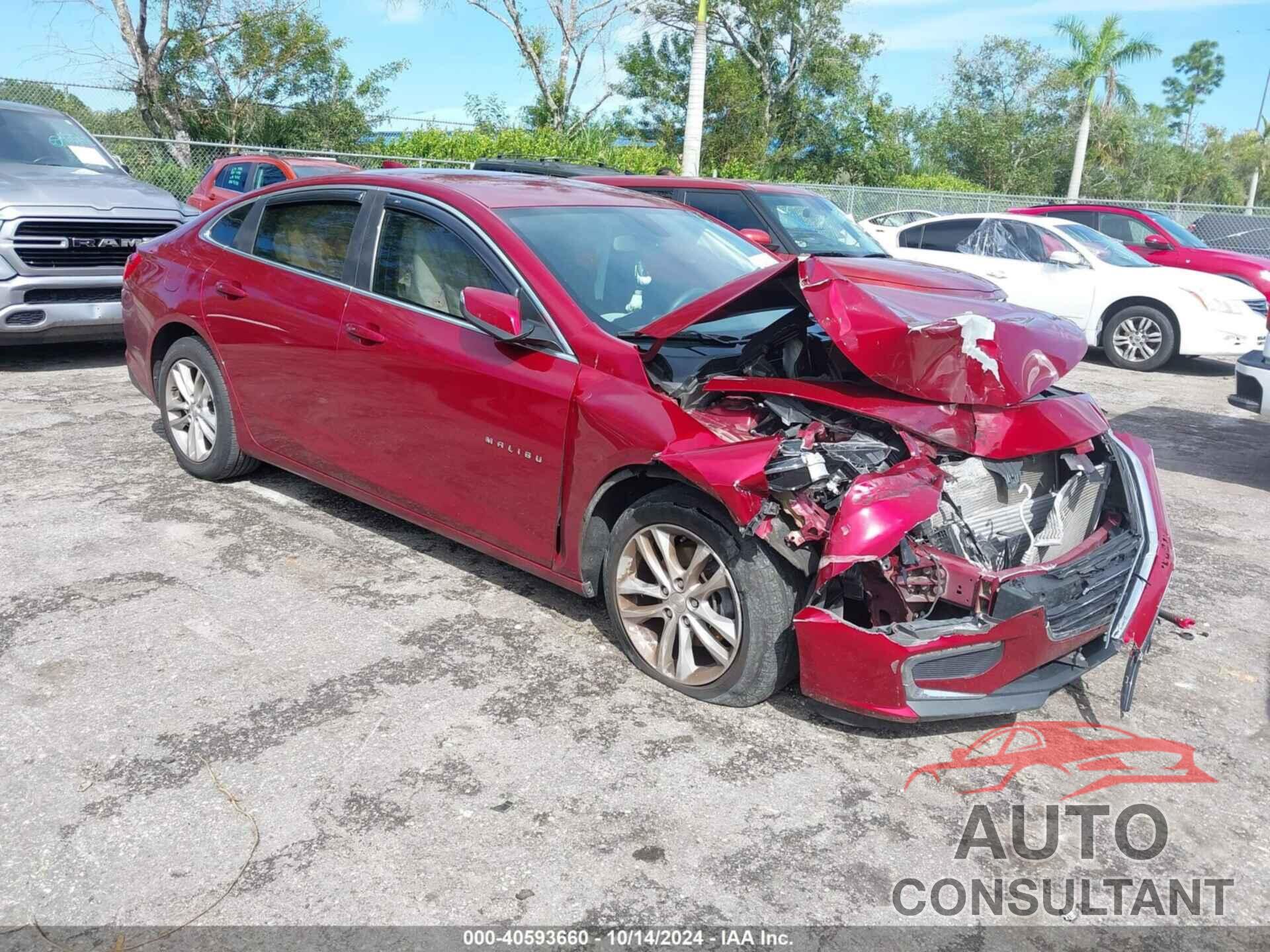 CHEVROLET MALIBU 2017 - 1G1ZE5ST6HF160124
