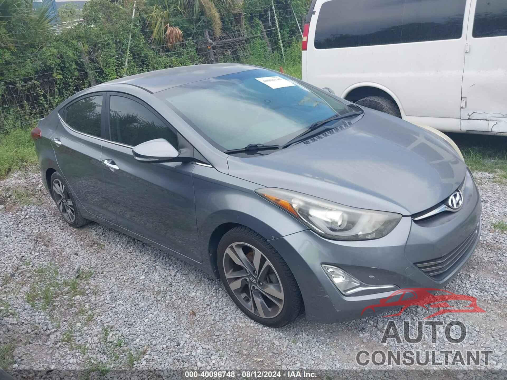 HYUNDAI ELANTRA 2016 - KMHDH4AEXGU620719