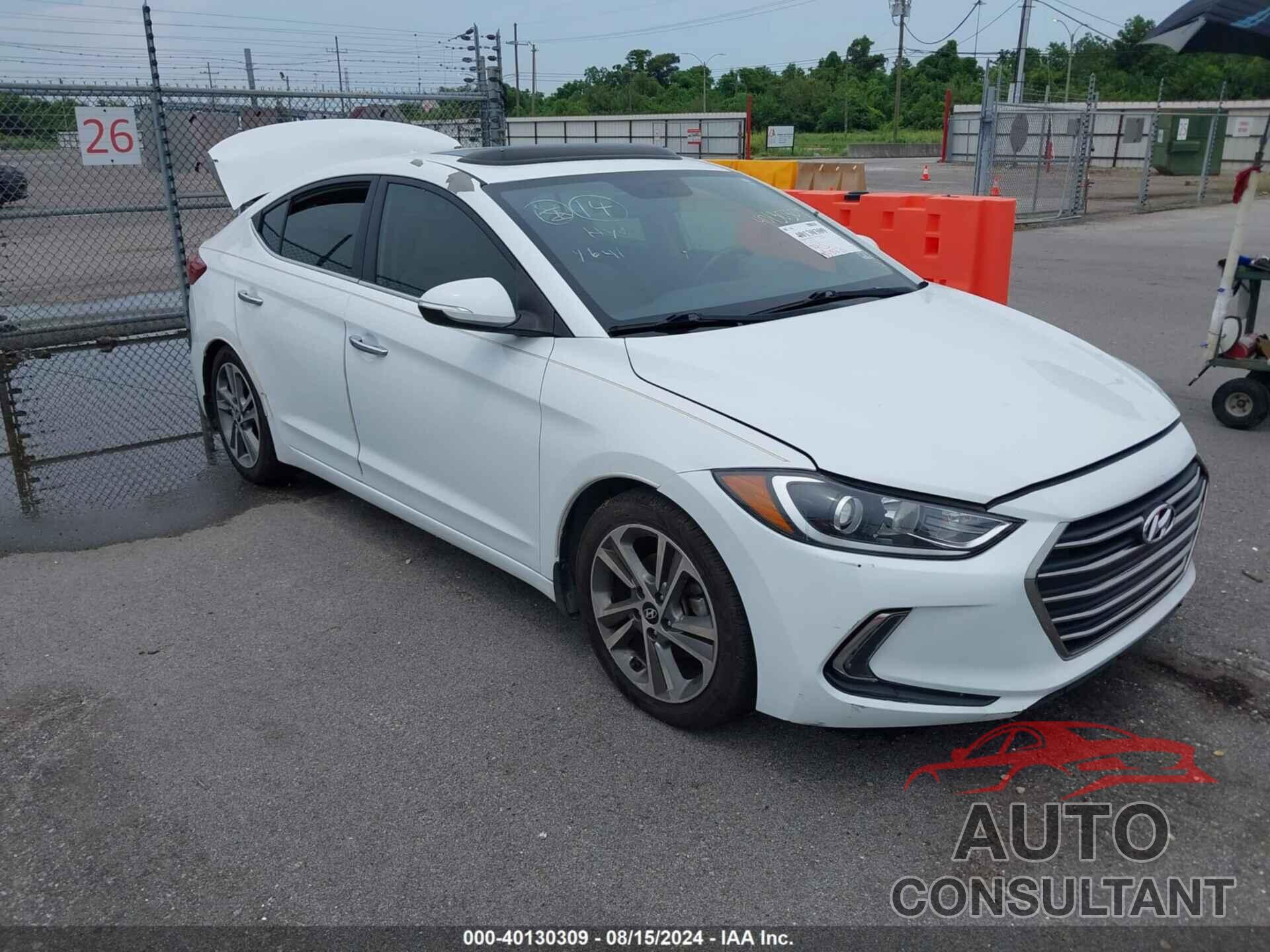 HYUNDAI ELANTRA 2017 - 5NPD84LF4HH159491