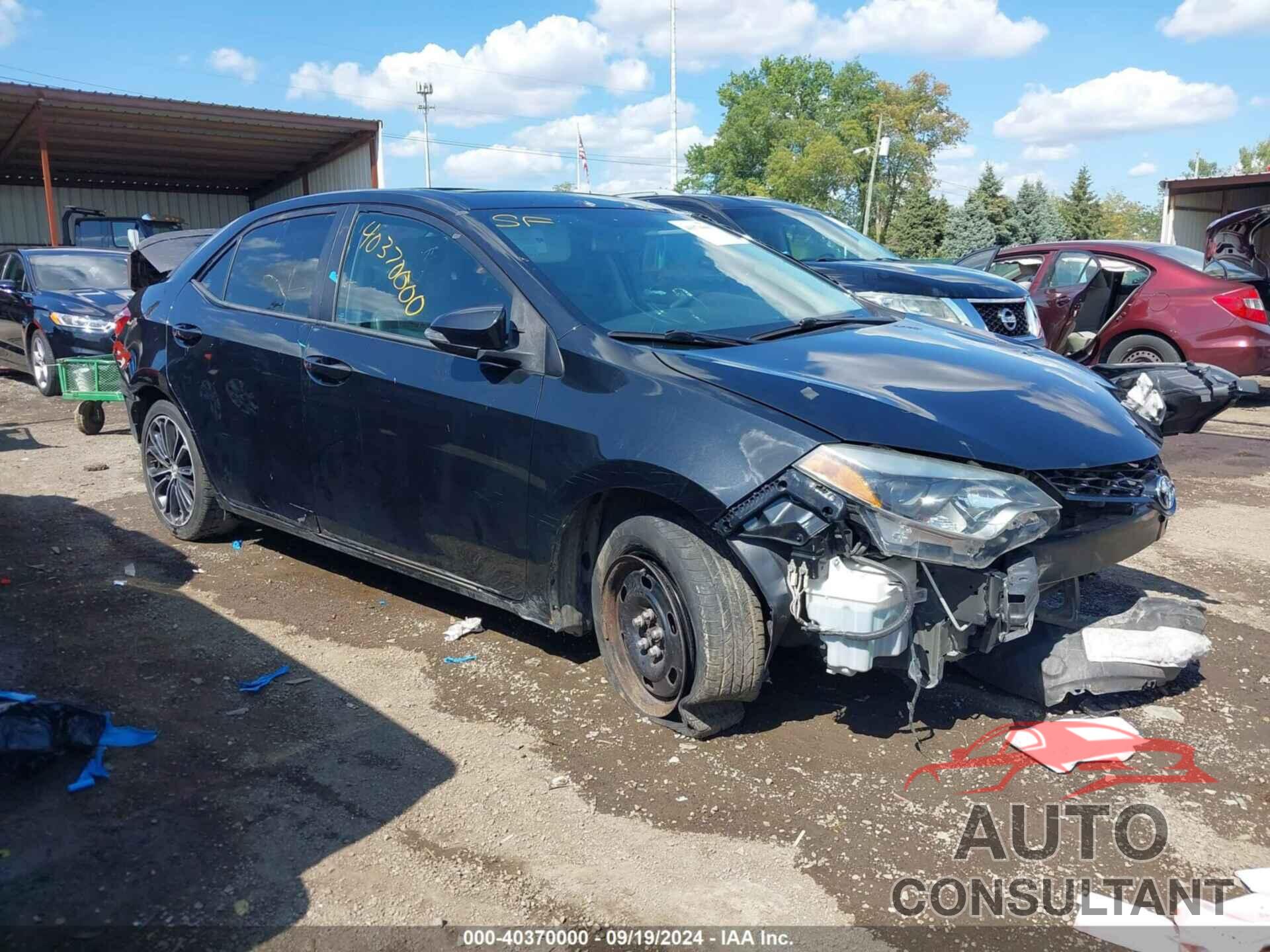 TOYOTA COROLLA 2016 - 2T1BURHE1GC672148