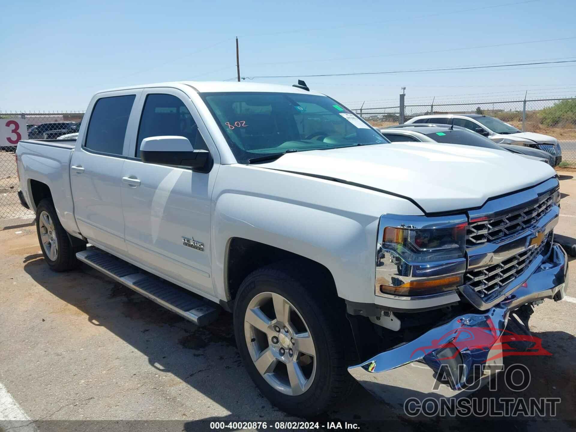 CHEVROLET SILVERADO 1500 2017 - 3GCPCRECXHG195268