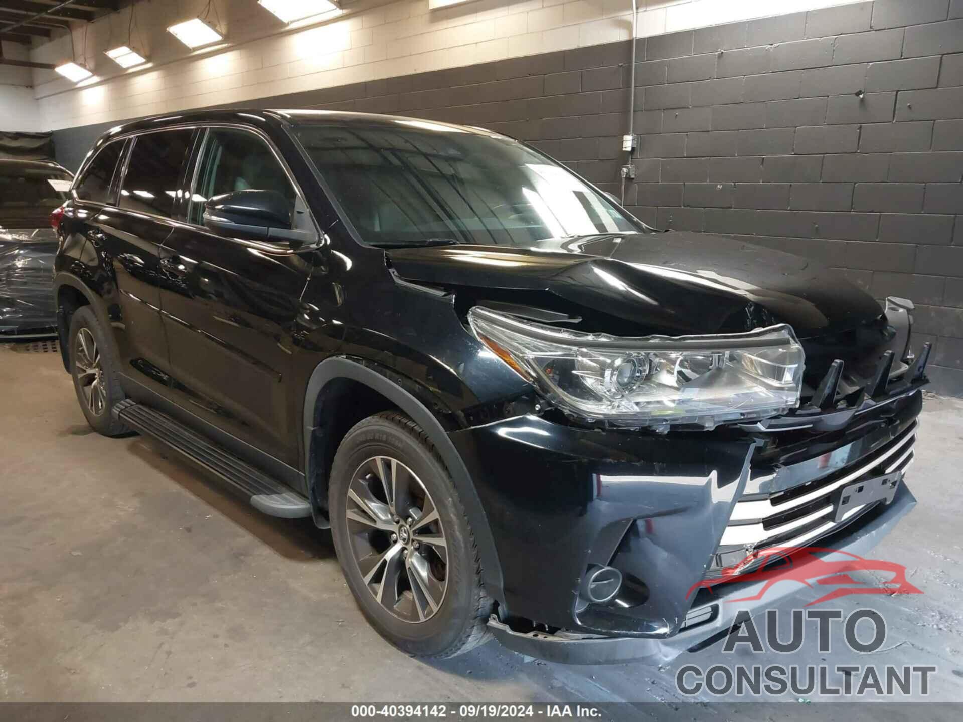 TOYOTA HIGHLANDER 2019 - 5TDBZRFH5KS952492