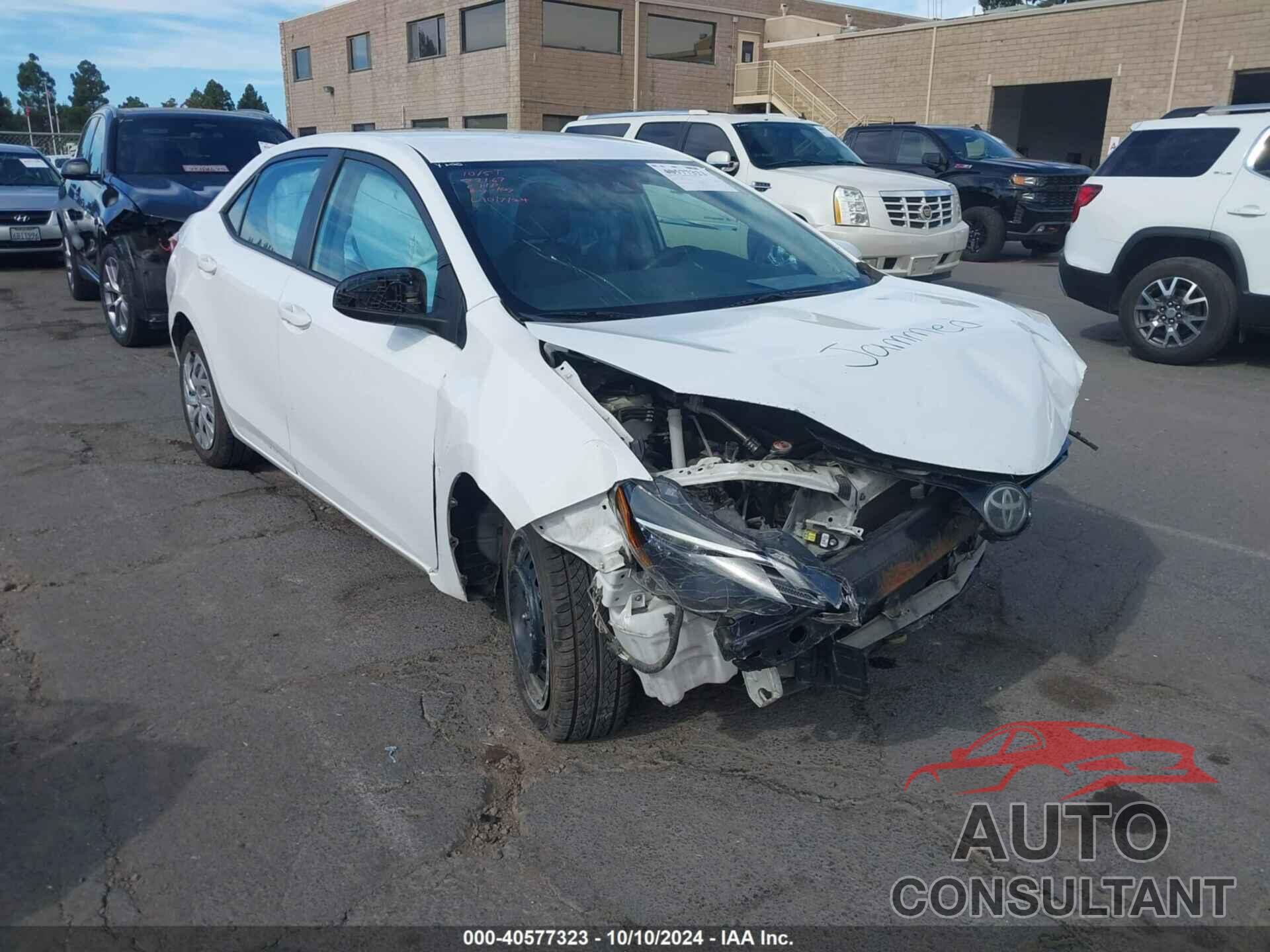 TOYOTA COROLLA 2017 - 5YFBURHE4HP681542