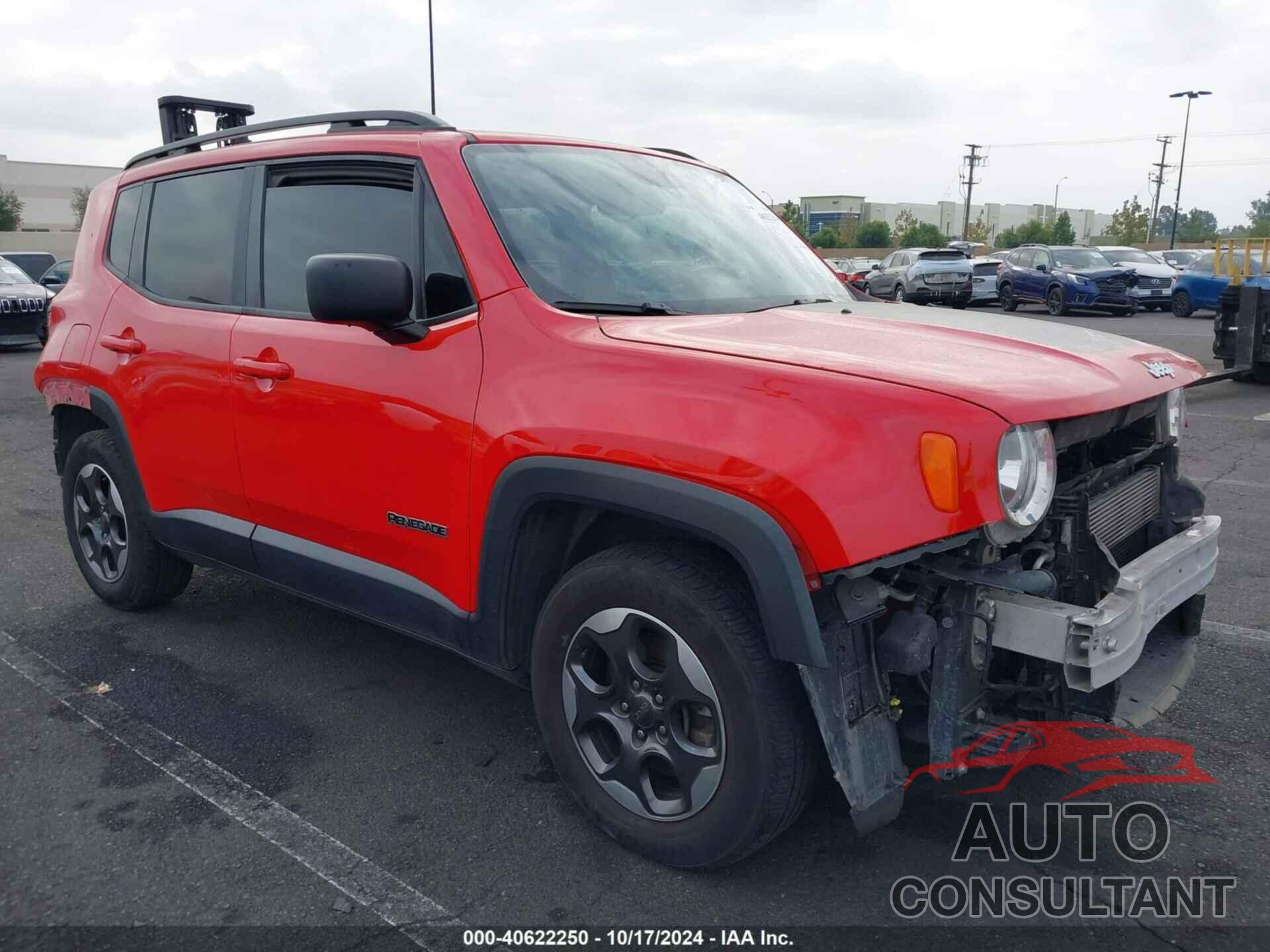 JEEP RENEGADE 2017 - ZACCJAAB2HPE44468