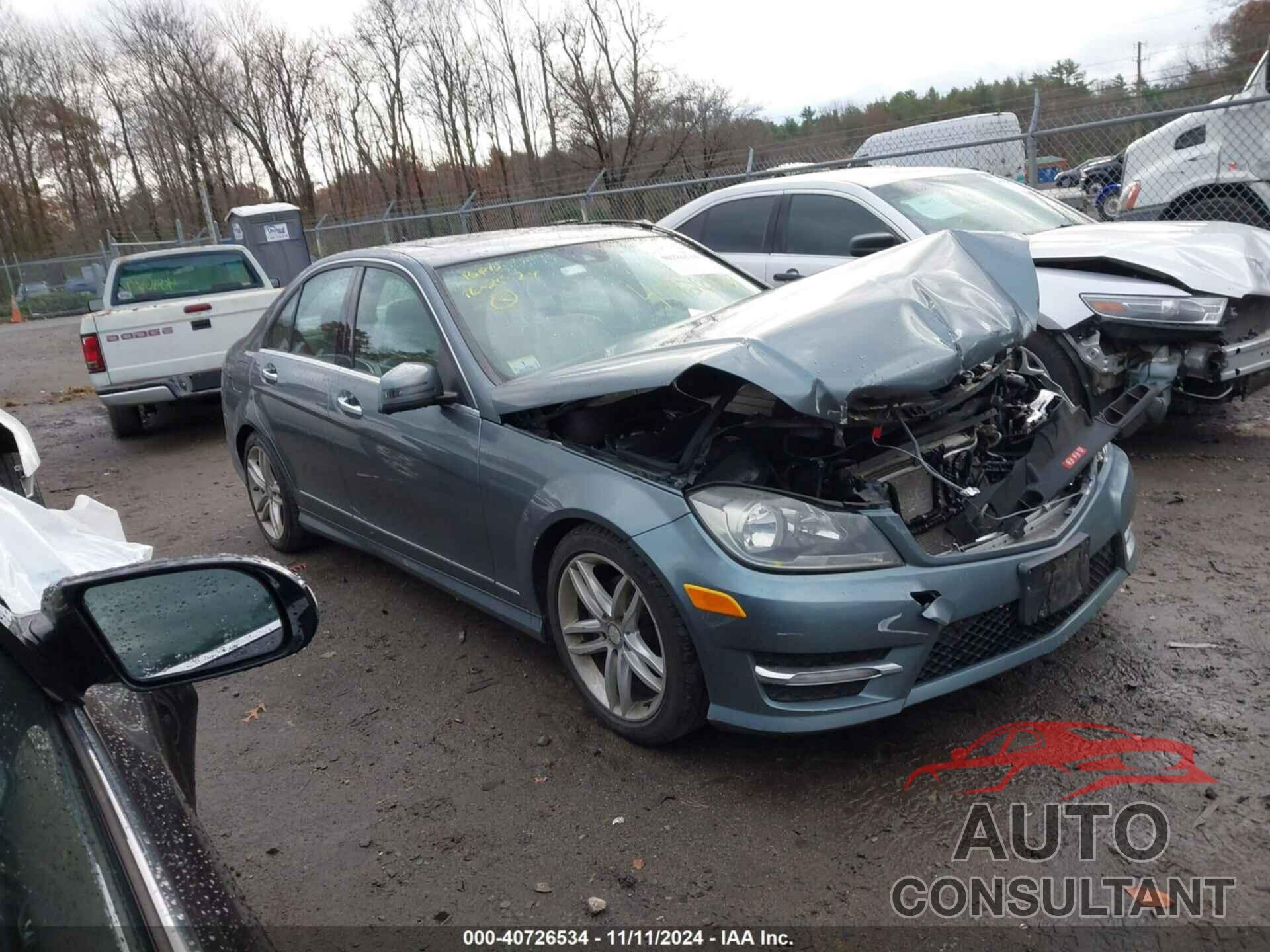 MERCEDES-BENZ C 300 2012 - WDDGF8BB7CA699805