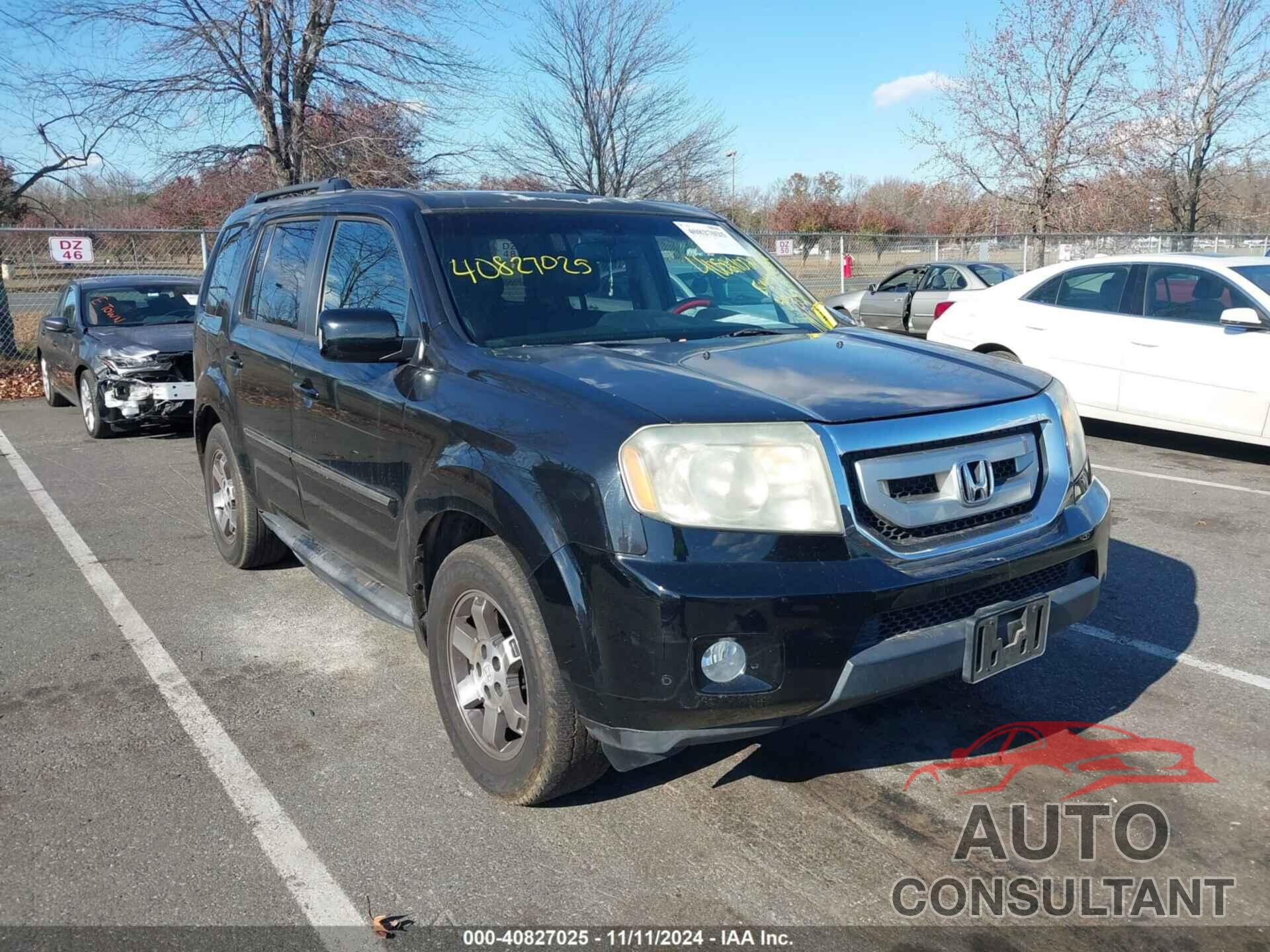 HONDA PILOT 2010 - 5FNYF4H91AB013435