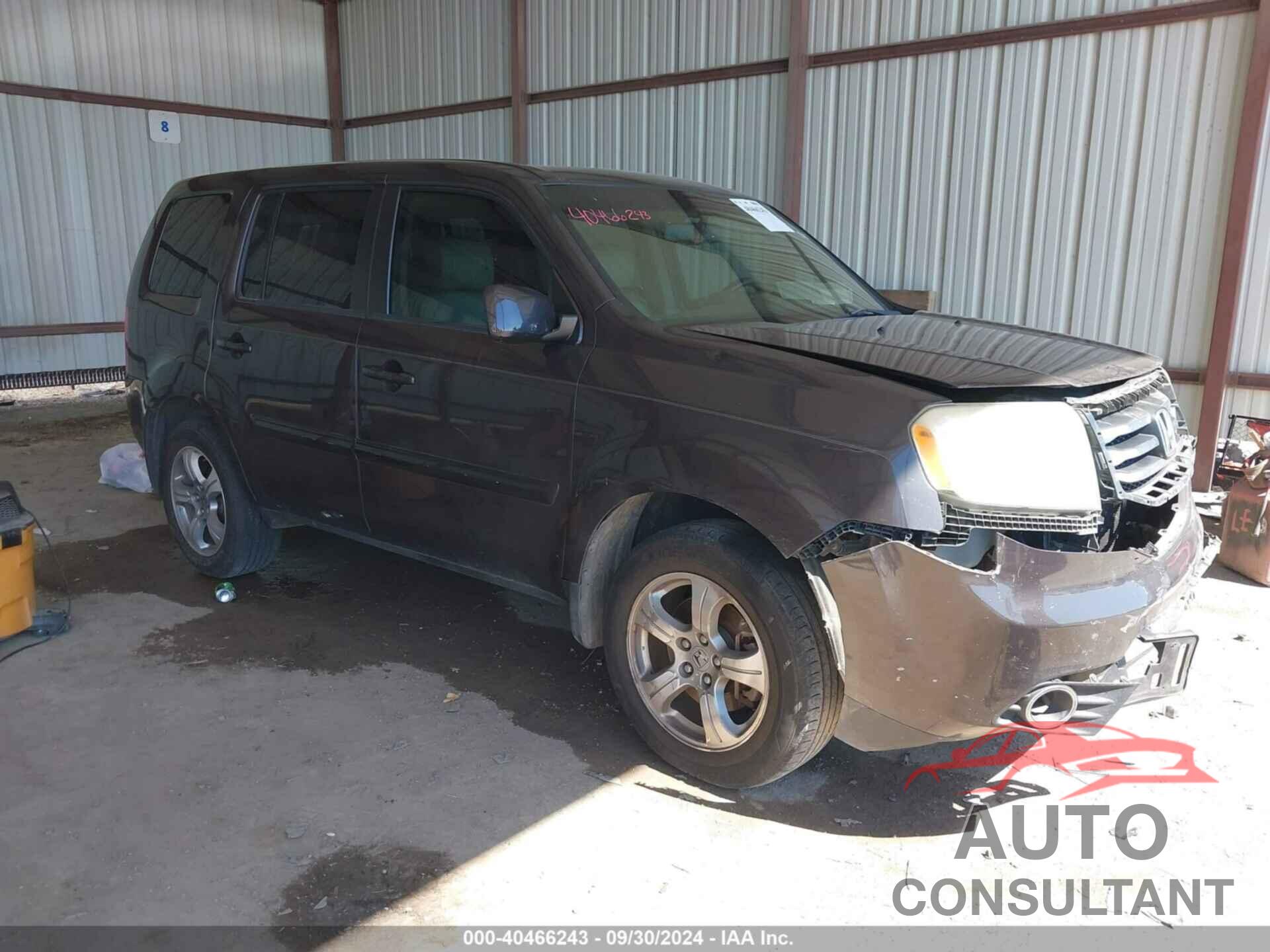 HONDA PILOT 2014 - 5FNYF3H66EB012223