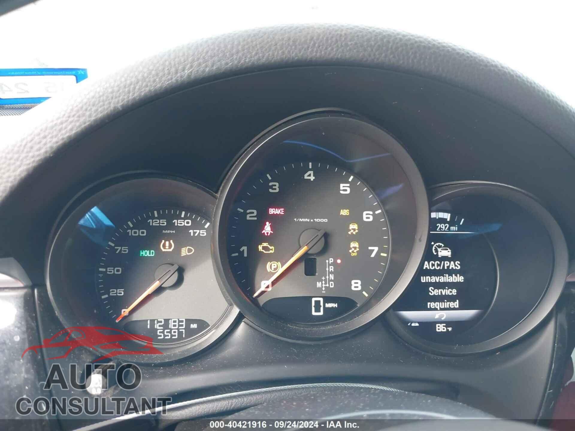 PORSCHE MACAN 2017 - WP1AA2A53HLB02232