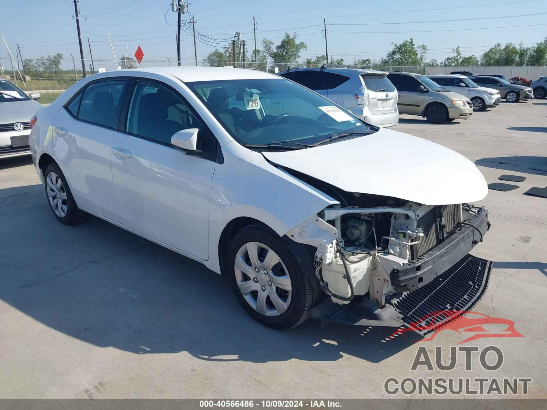 TOYOTA COROLLA 2018 - 2T1BURHE5JC070778
