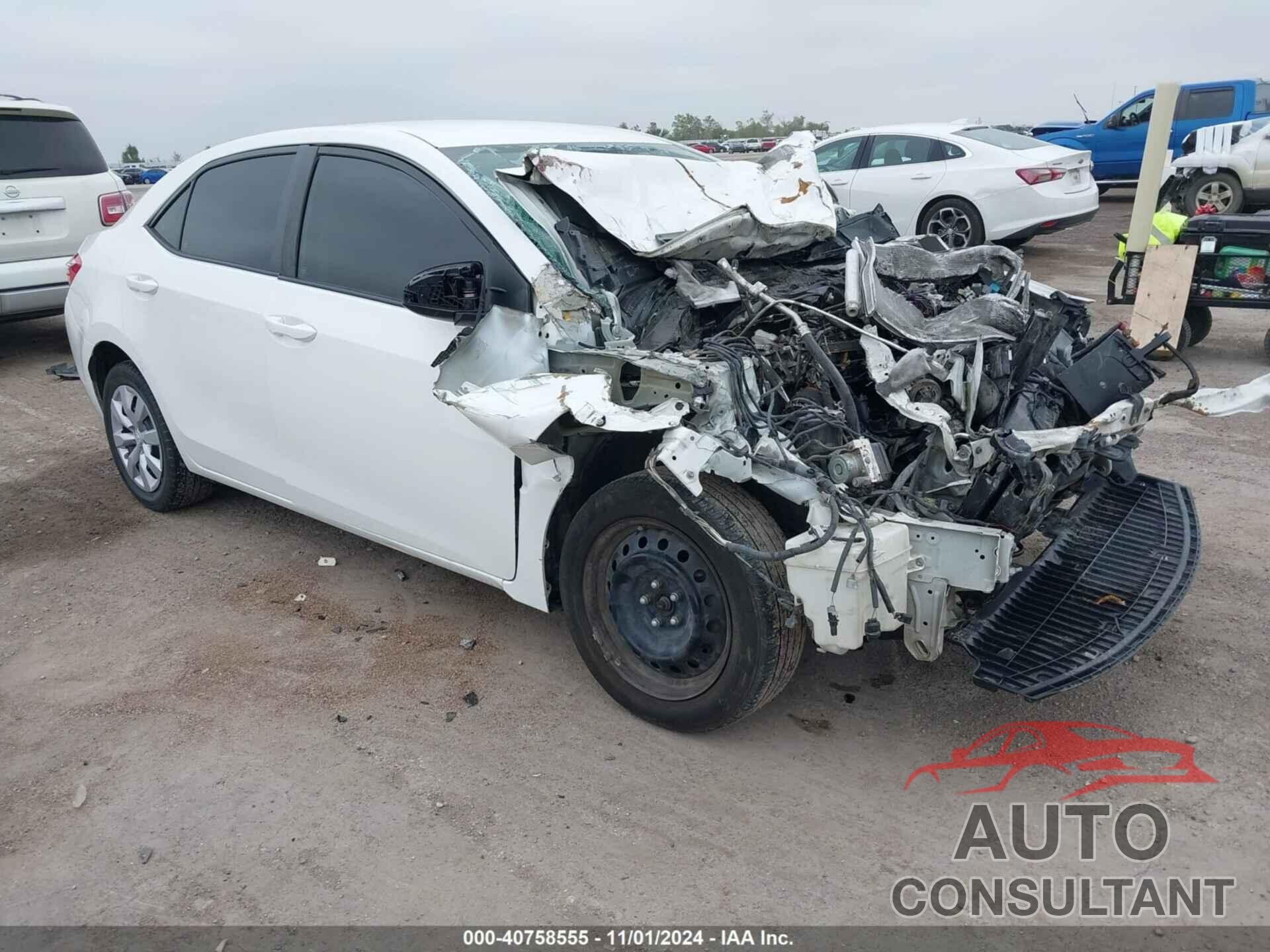 TOYOTA COROLLA 2016 - 5YFBURHE4GP481064