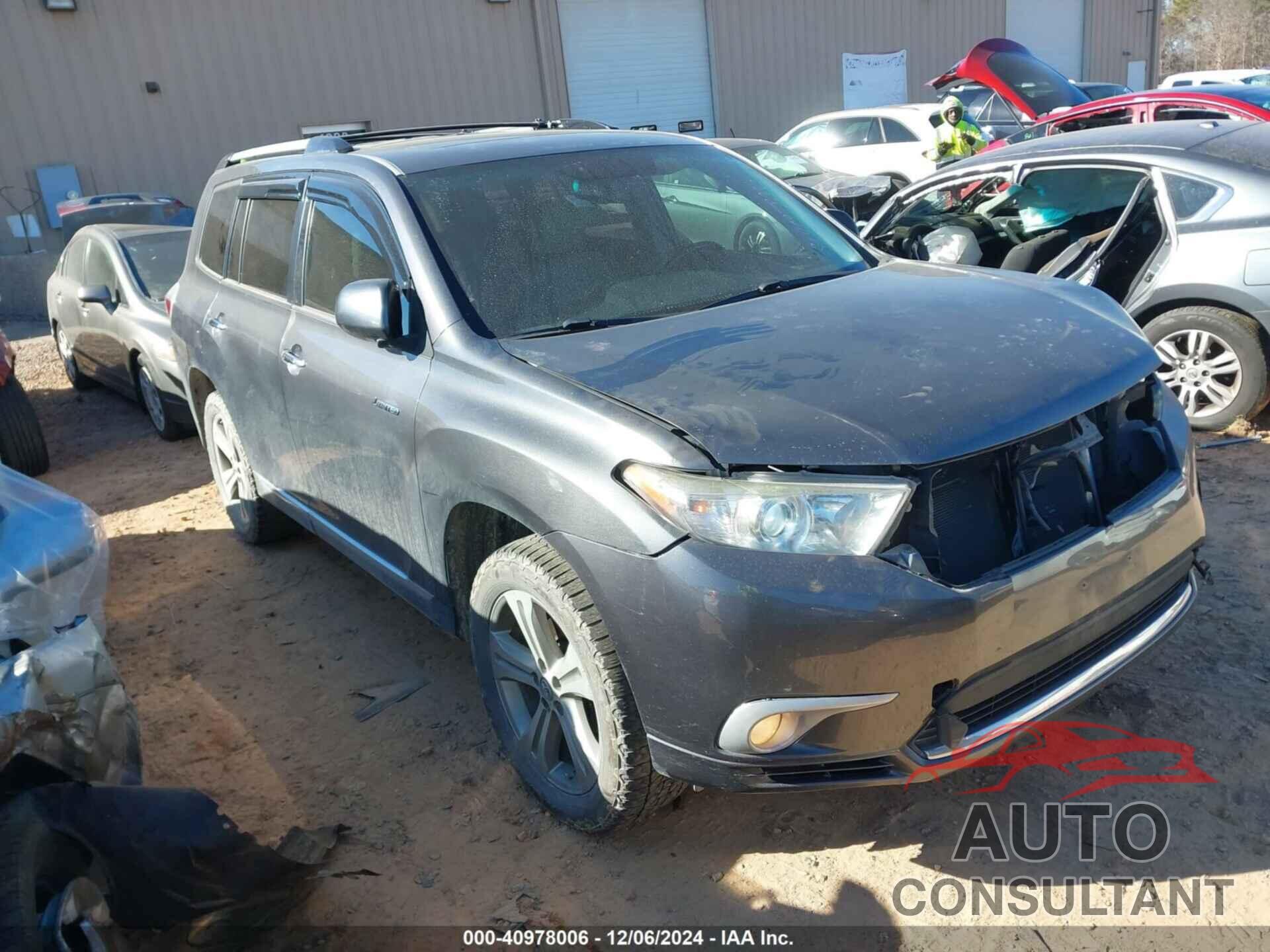 TOYOTA HIGHLANDER 2011 - 5TDDK3EH6BS091593