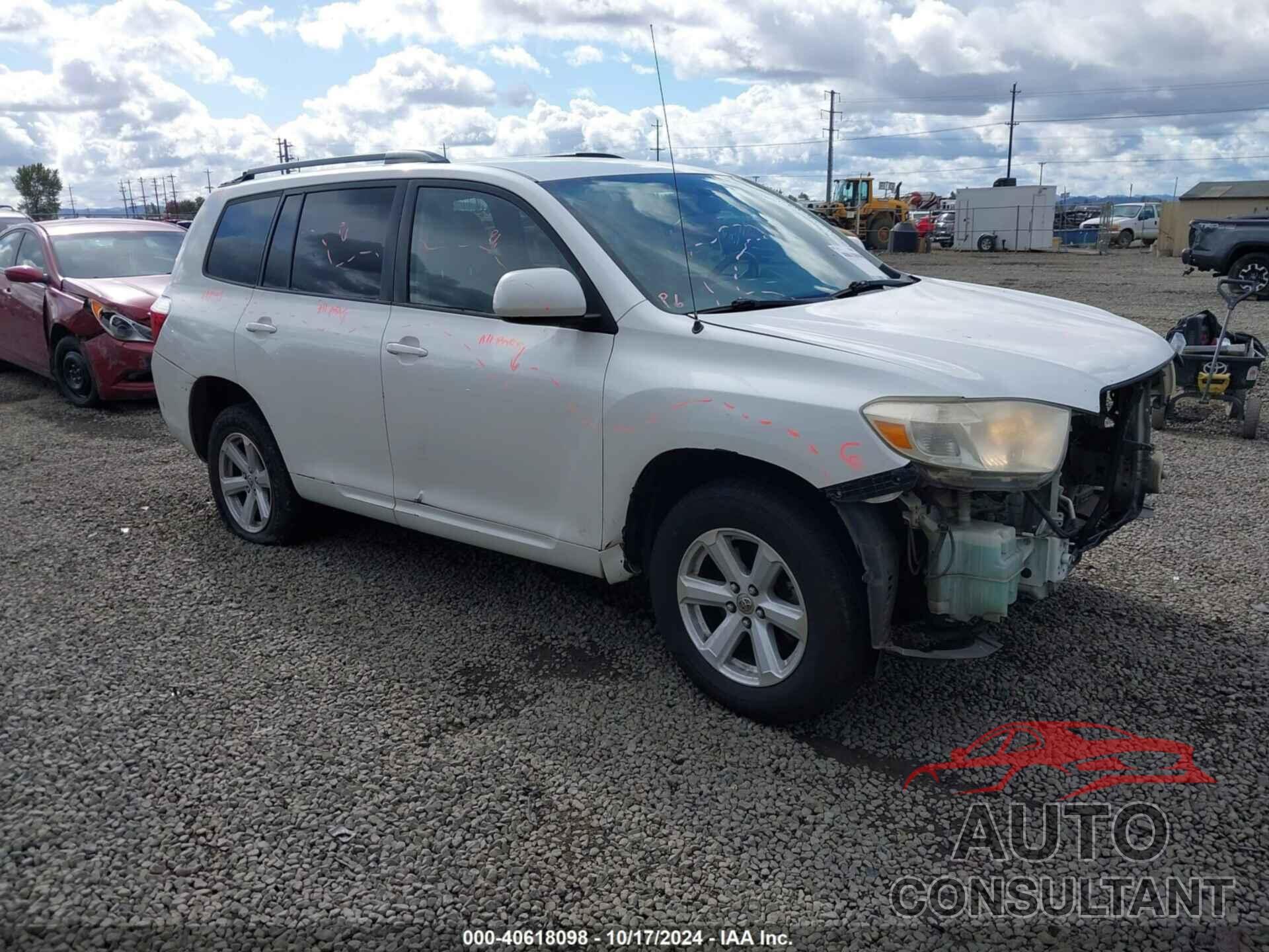 TOYOTA HIGHLANDER 2010 - 5TDZK3EHXAS021969