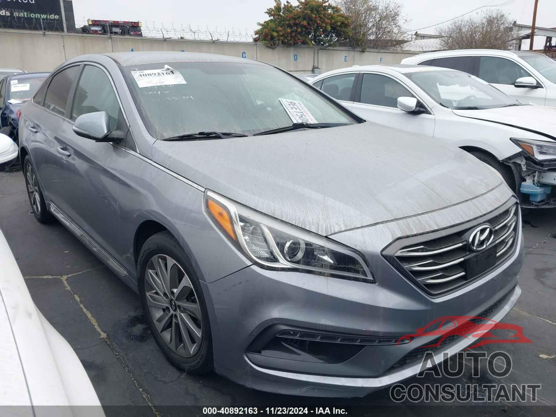 HYUNDAI SONATA 2017 - 5NPE34AF4HH505240