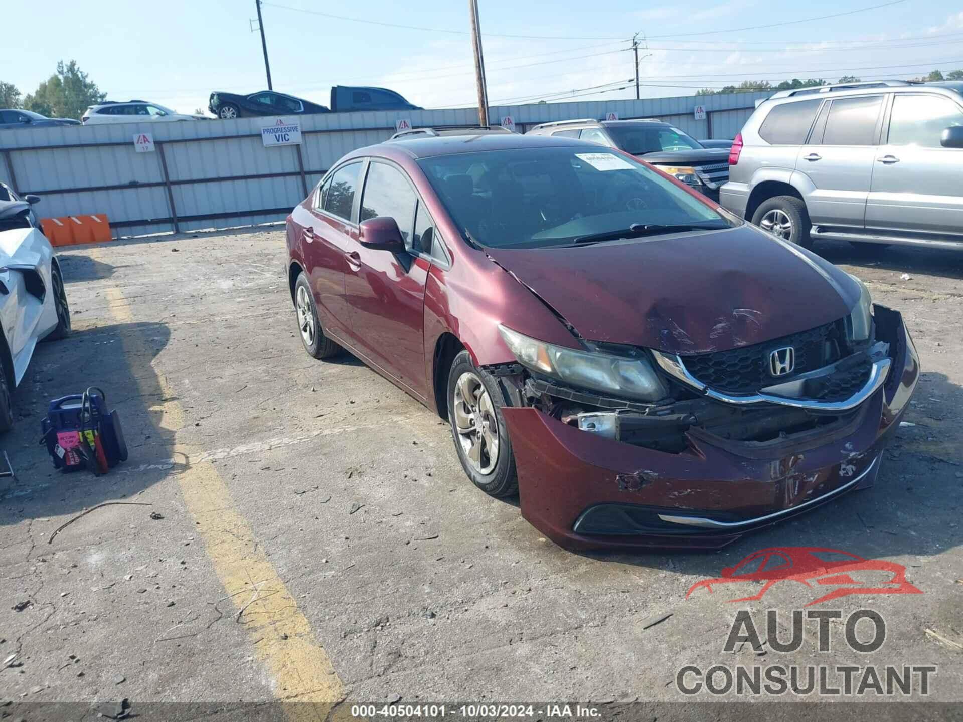 HONDA CIVIC 2013 - 19XFB2F58DE039712