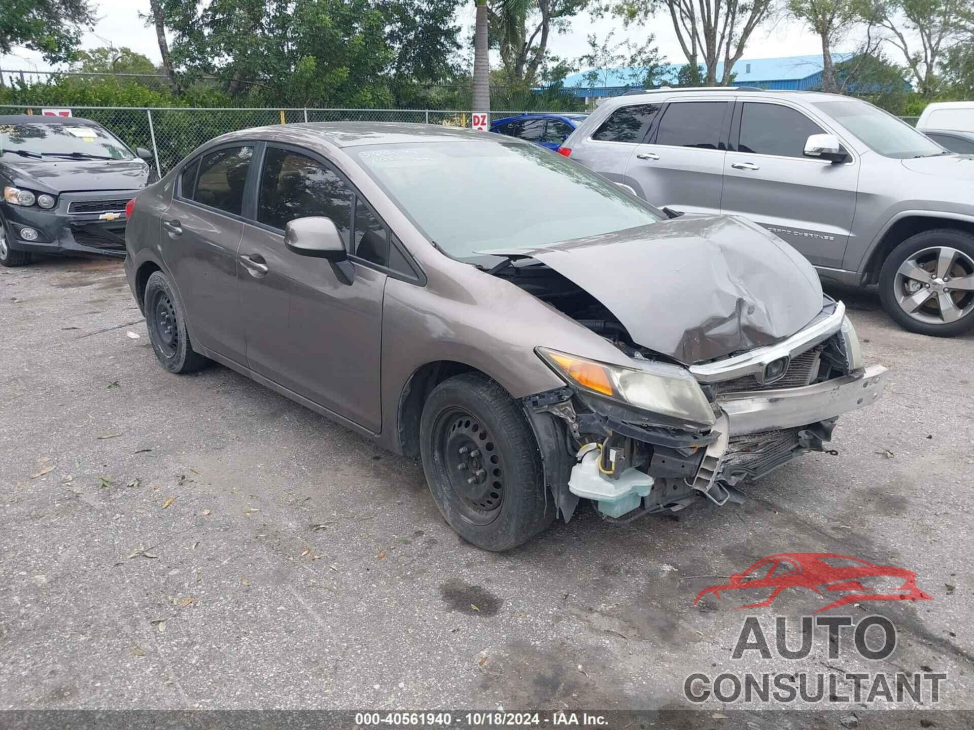 HONDA CIVIC 2012 - 19XFB2F50CE386093