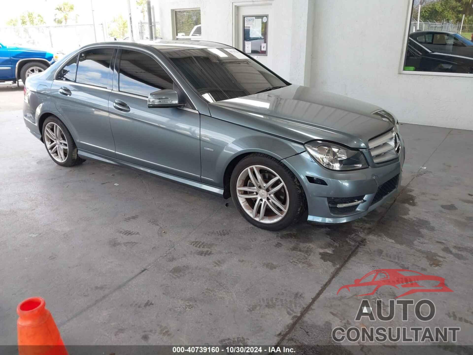MERCEDES-BENZ C 250 2012 - WDDGF4HB1CA632231